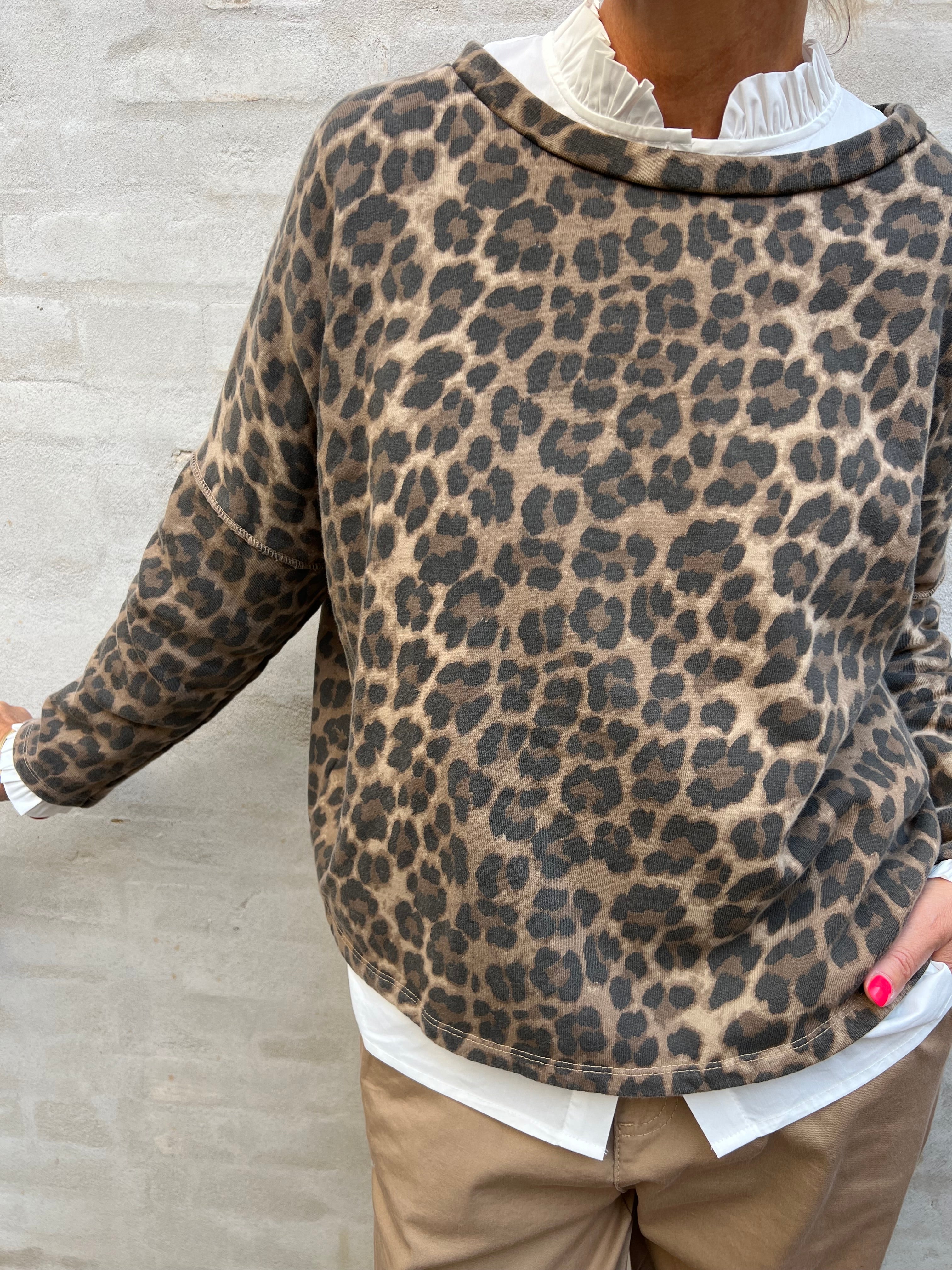 Zelda sweatshirt leopard