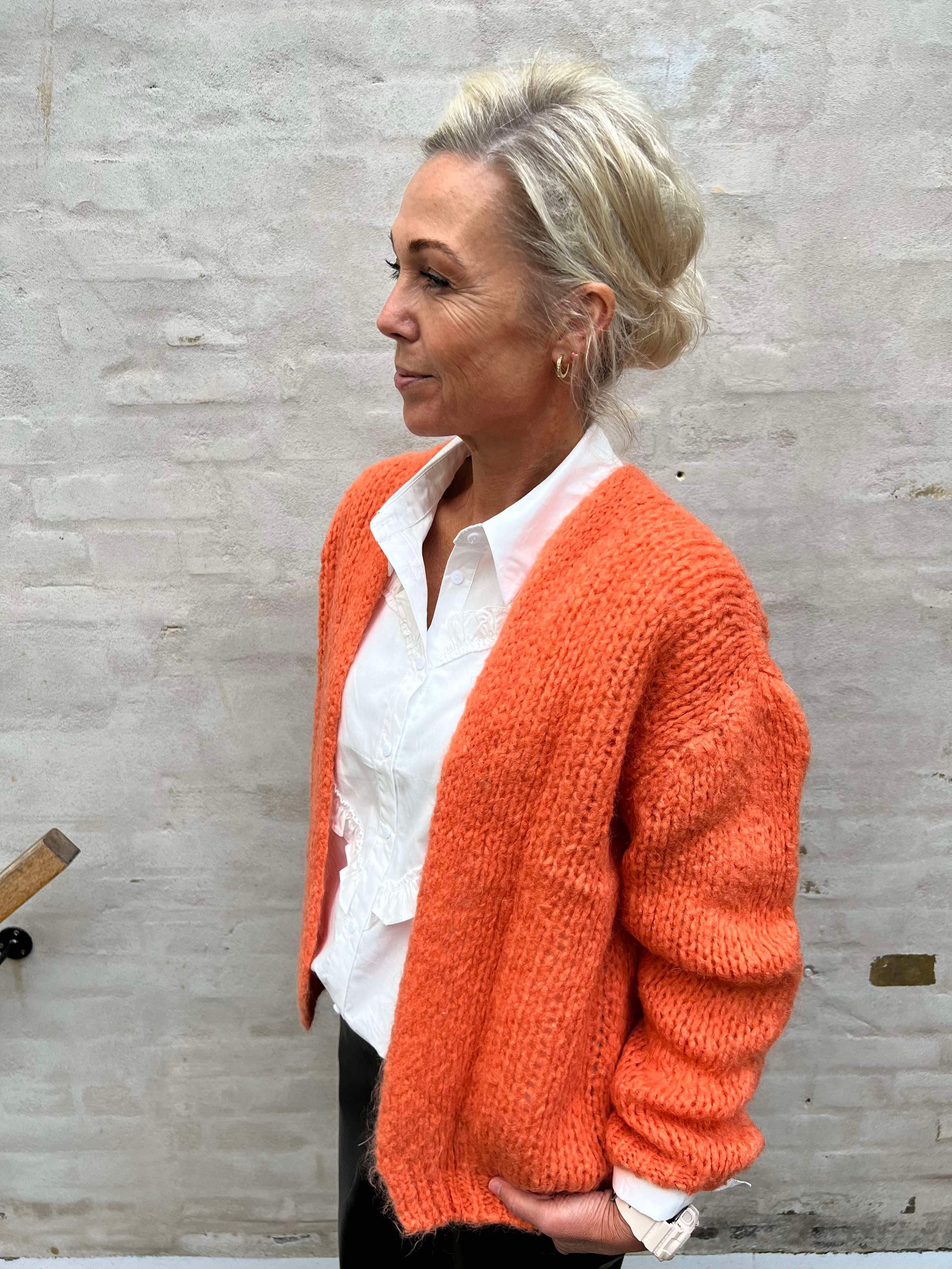 Charlot cardigan orange