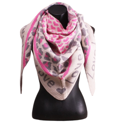 Rabine triangel lux scarf bubblegum