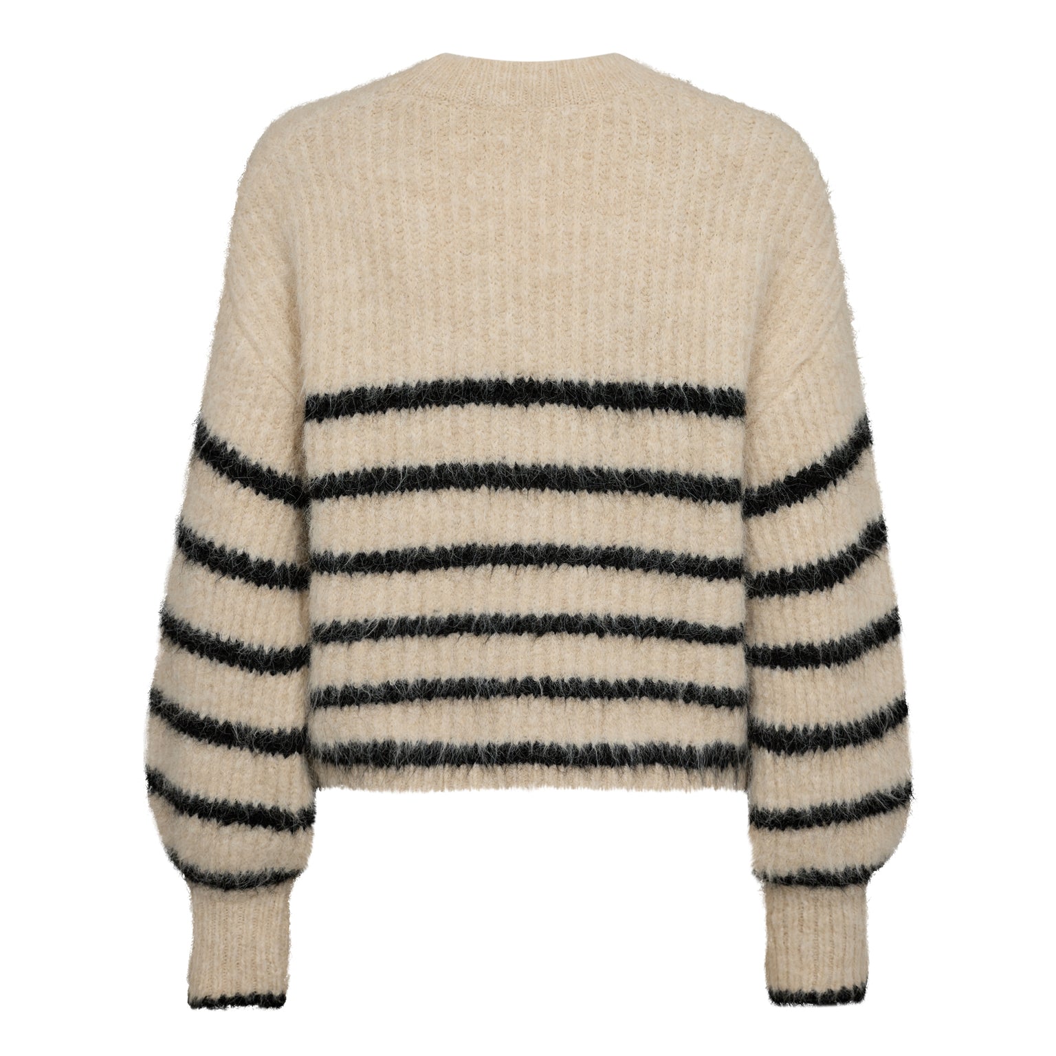 Coralie crop stripe o-knit