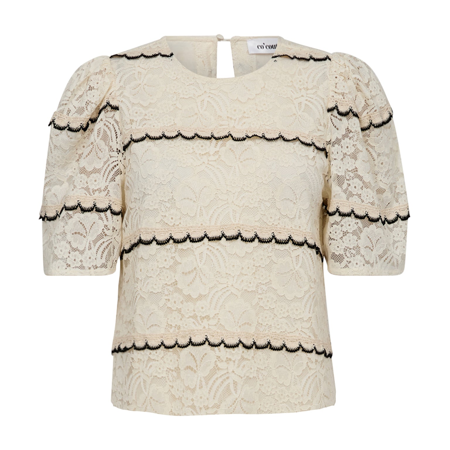 Lora lace blouse off white