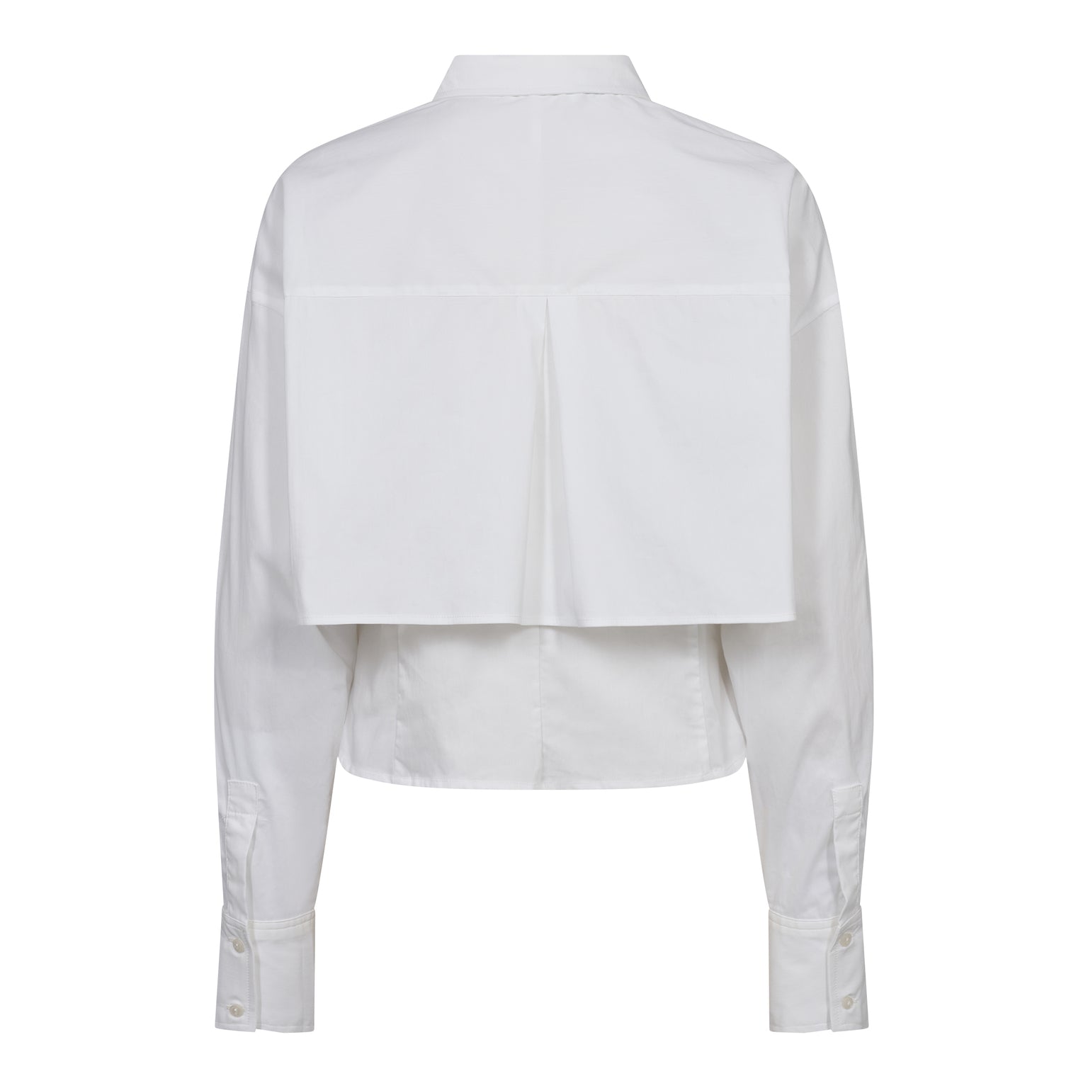 Sandy double layer shirt white