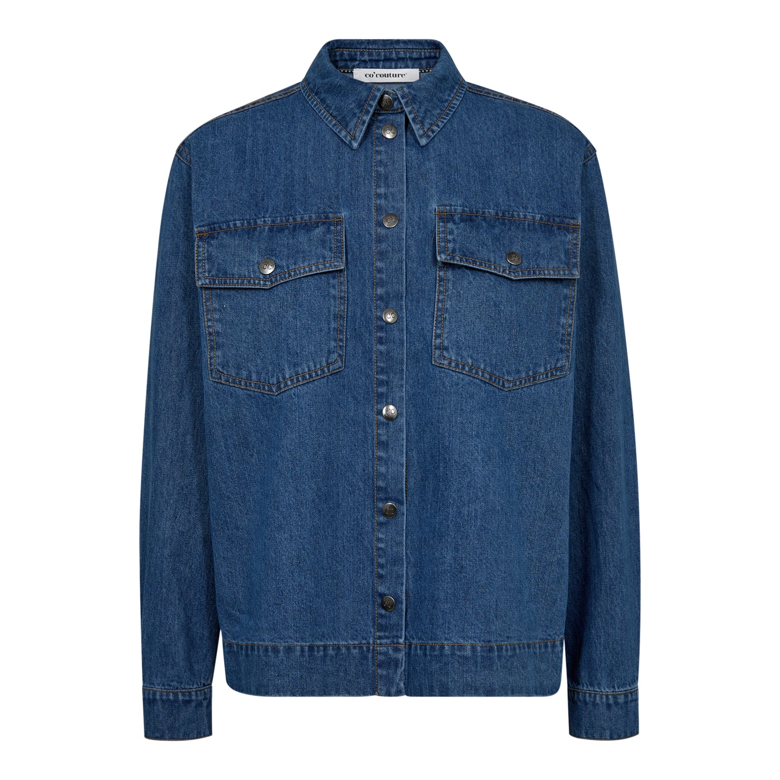 Delina denim shirt dark denim