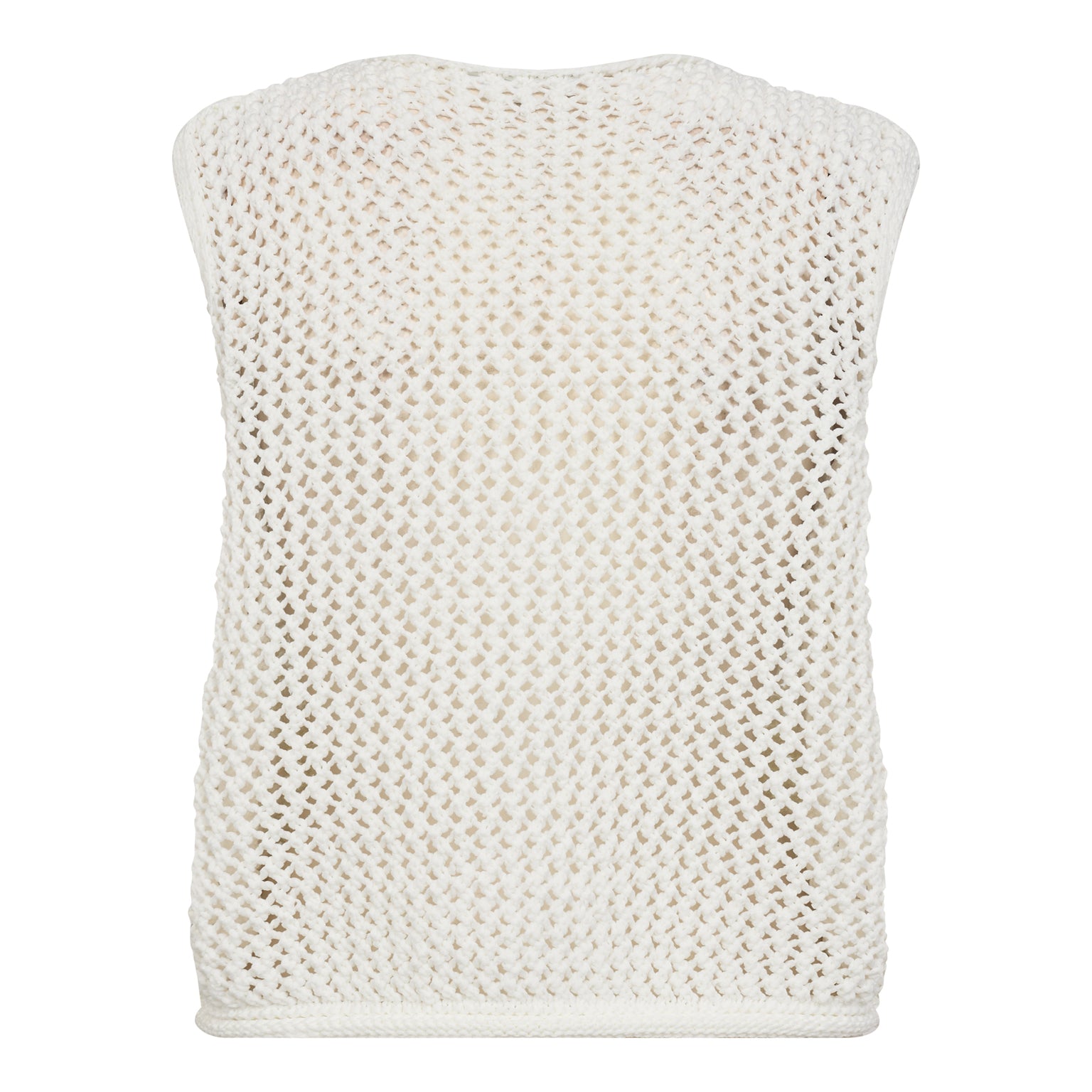 HenslyCC knit vest off white