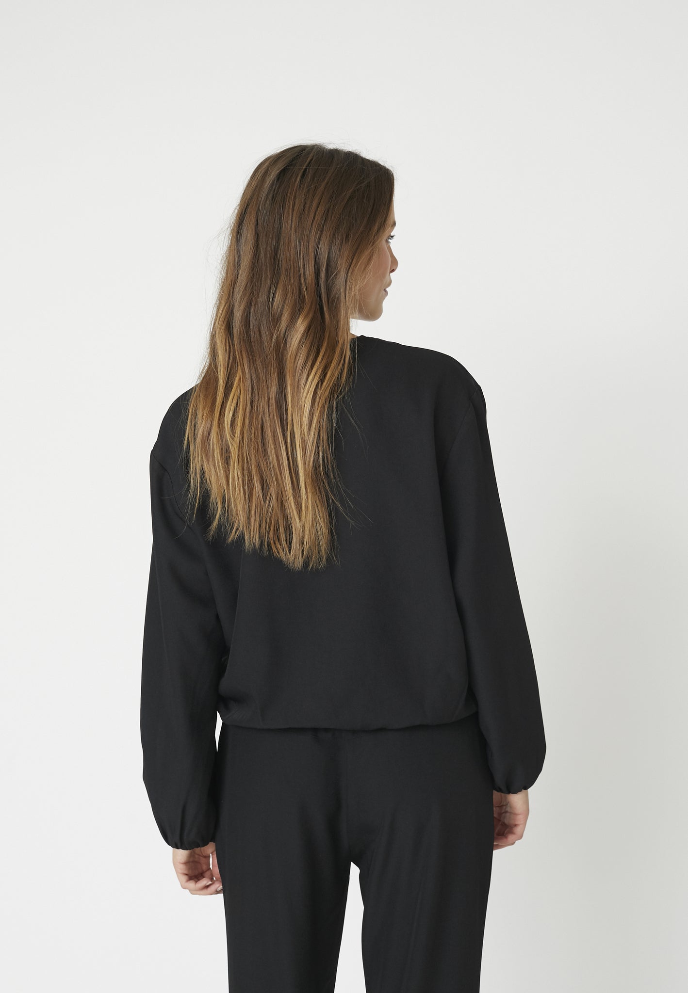 Luna Balloon Zip Jacket - Black
