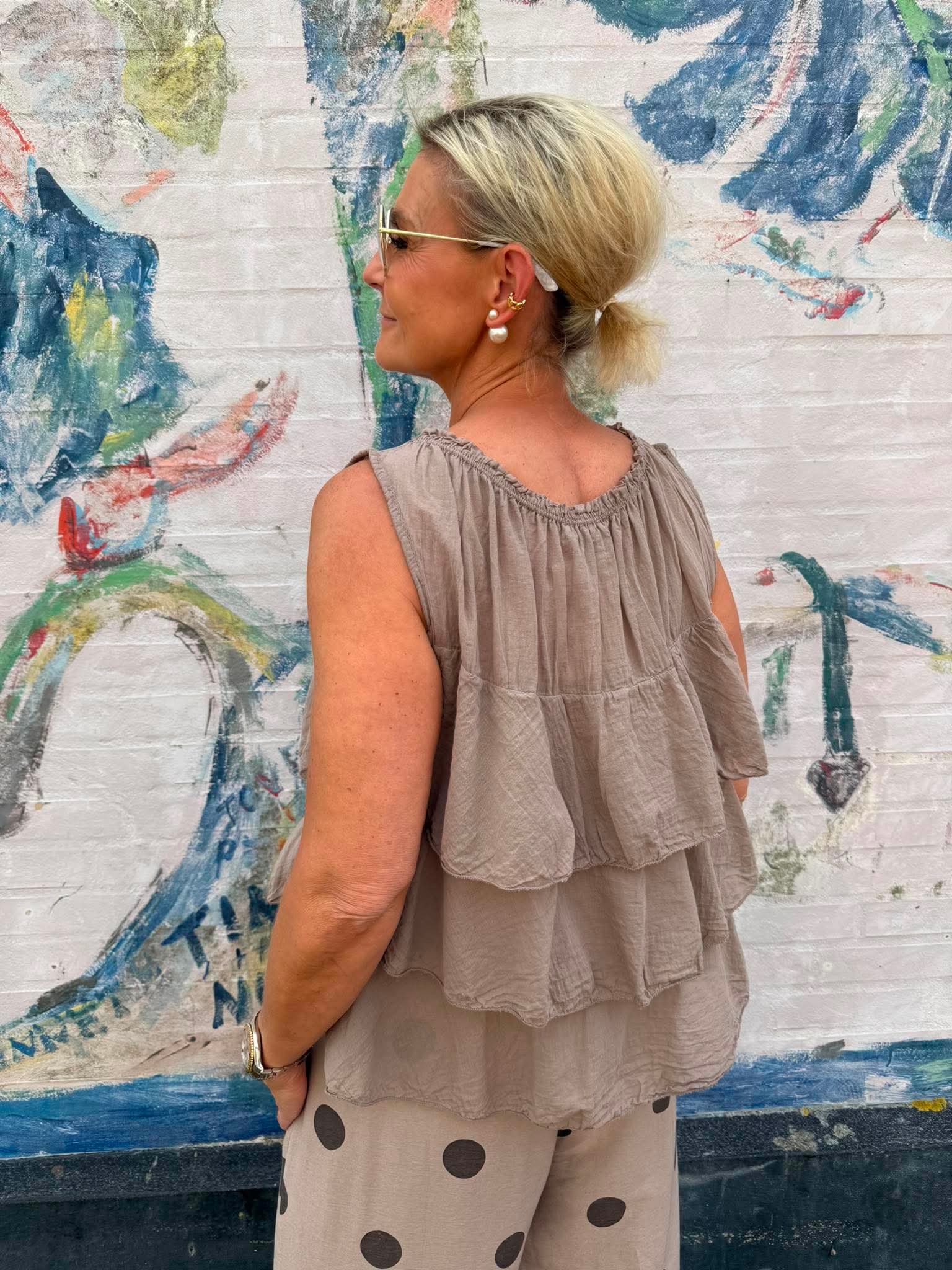 Ruffle Top - Fango