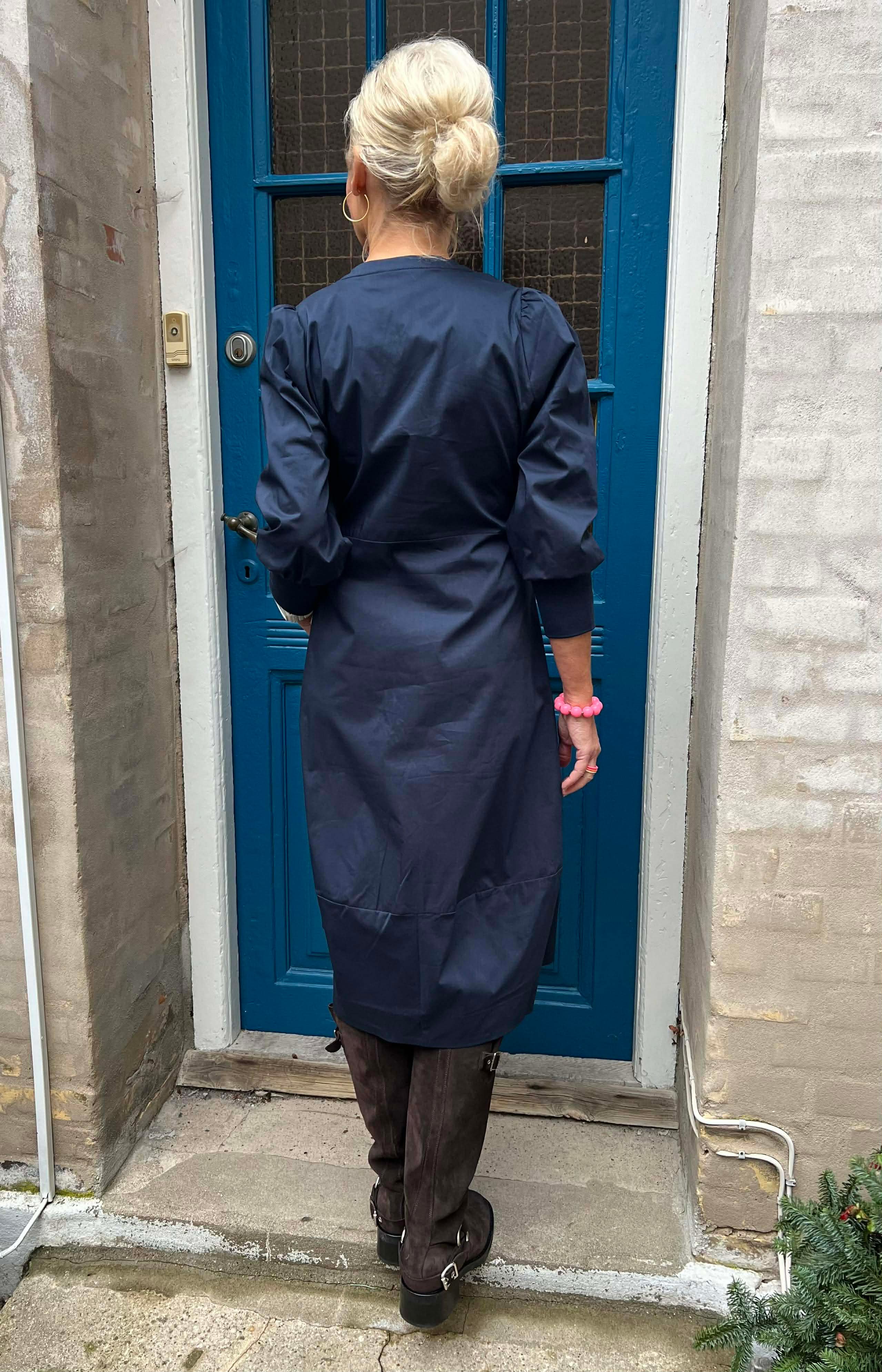 Antoinett 3/4 sleeve dress - Blue Iris