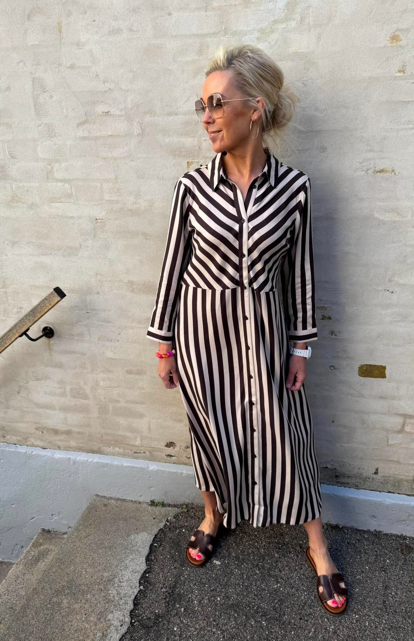 Shirt Dress - Clay Sand