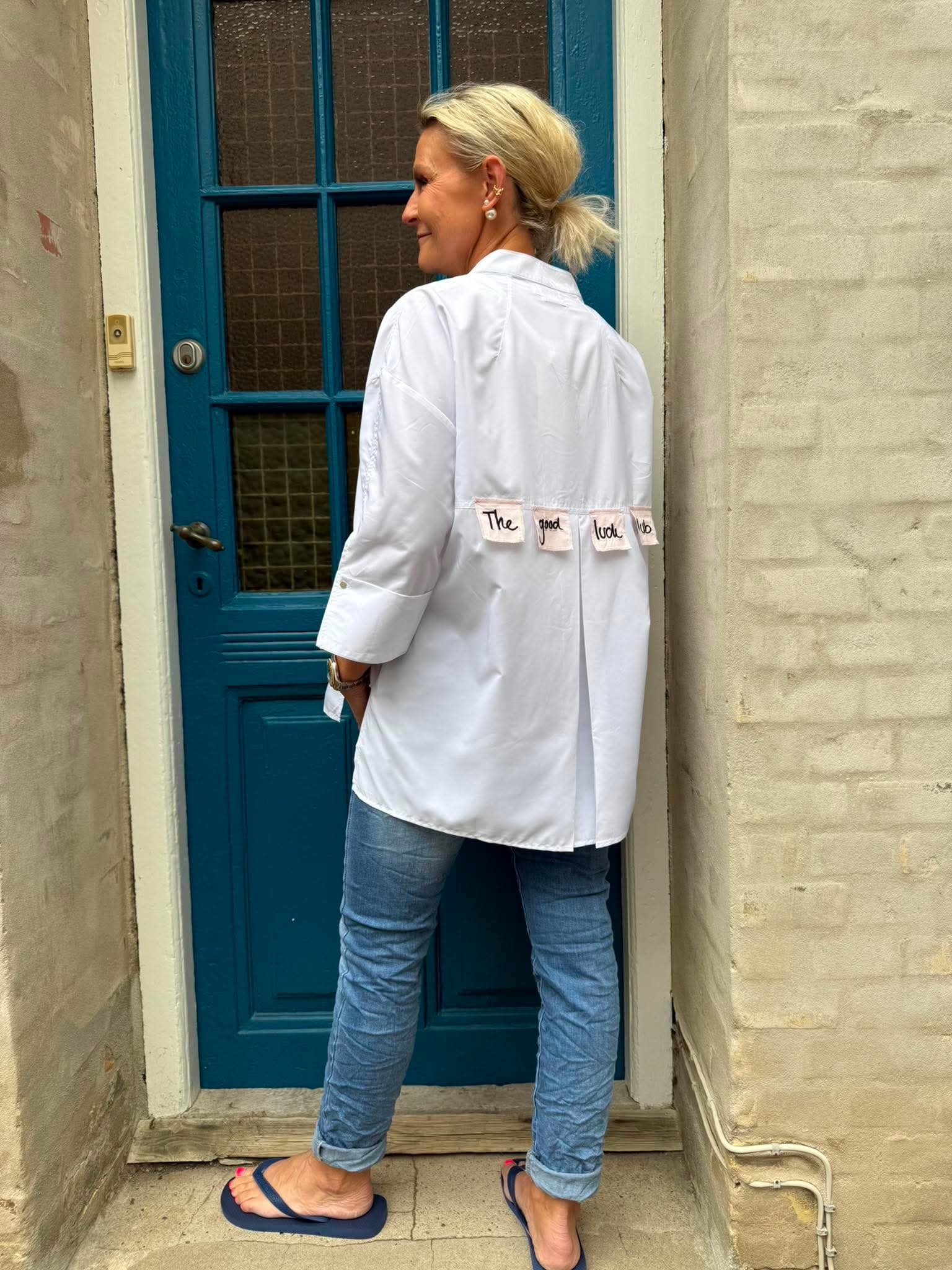 Luna shirt - The good luck club - Paper White