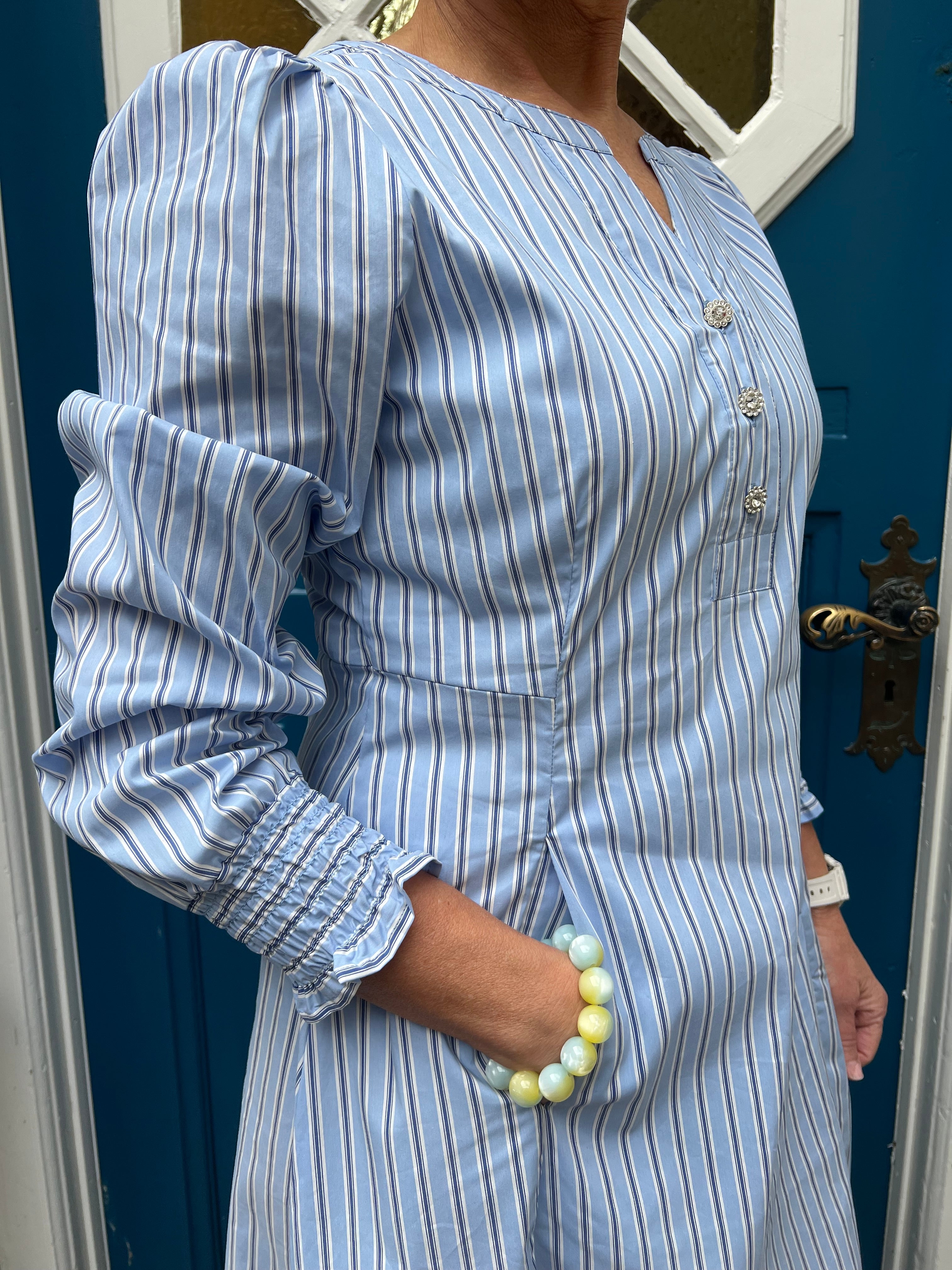 Art Dress - Blue Stripe