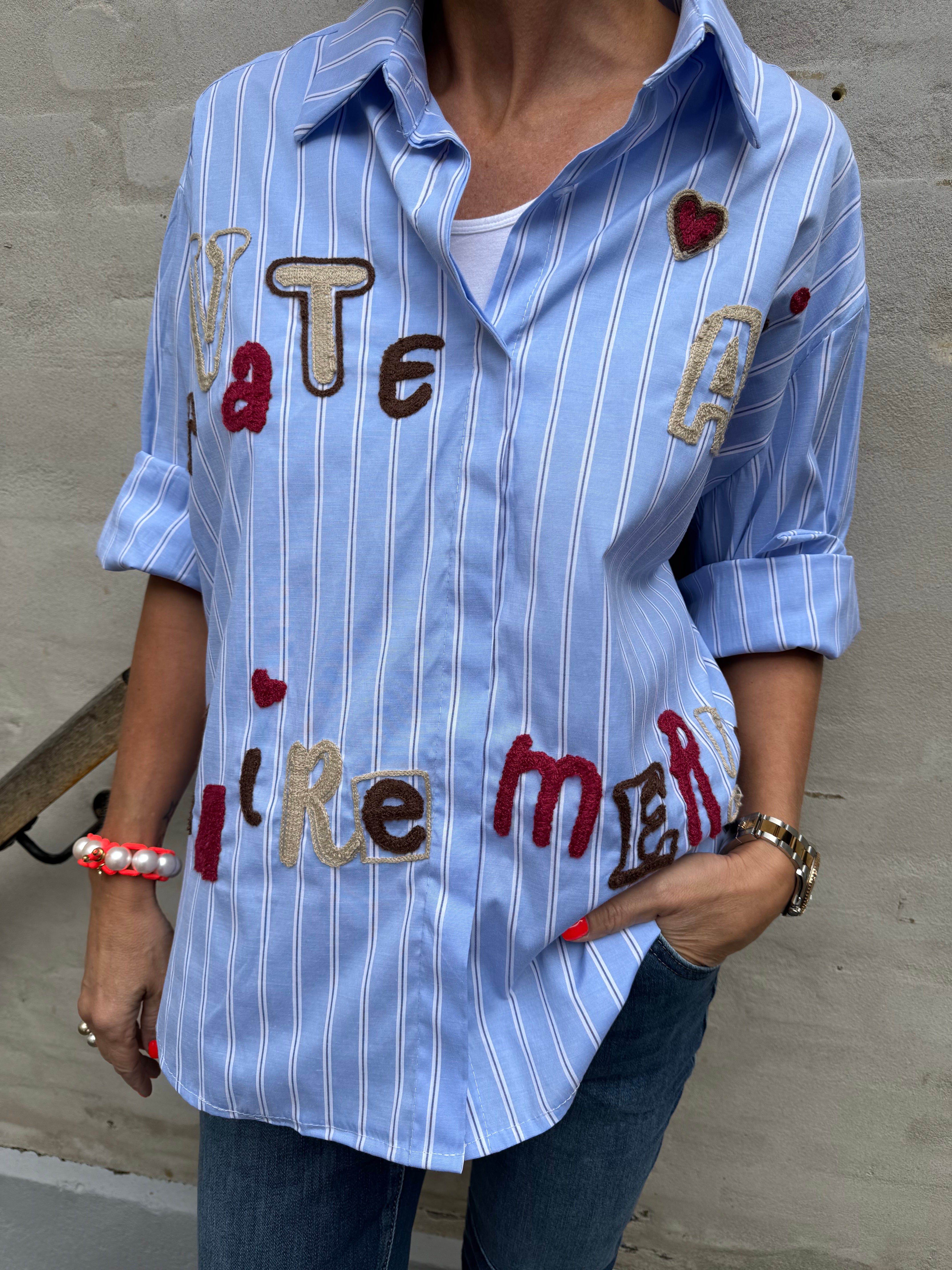 Faire Mer Skjorte - Blue Stripe