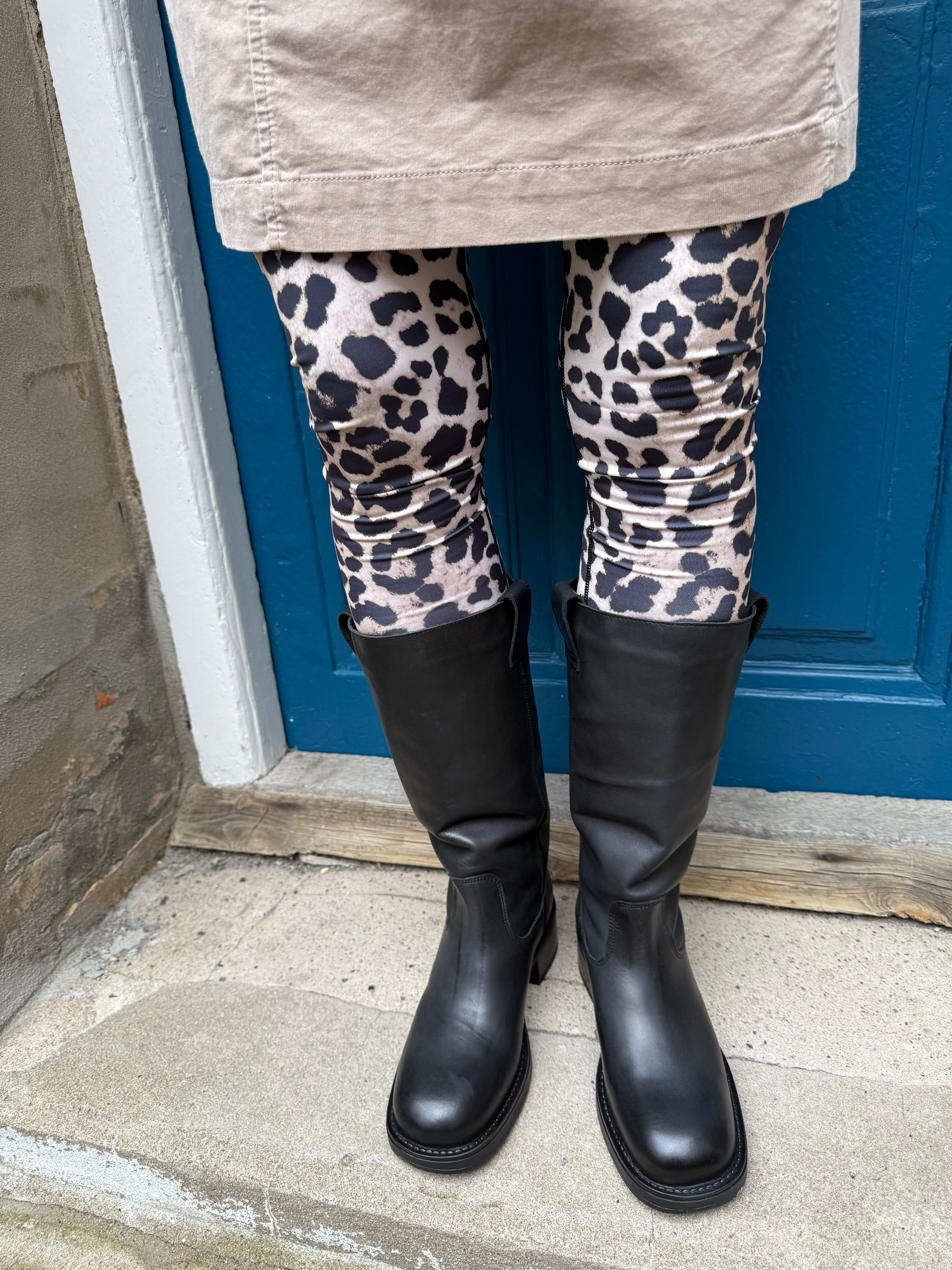 Legging W. Leopard Print - Multicolour
