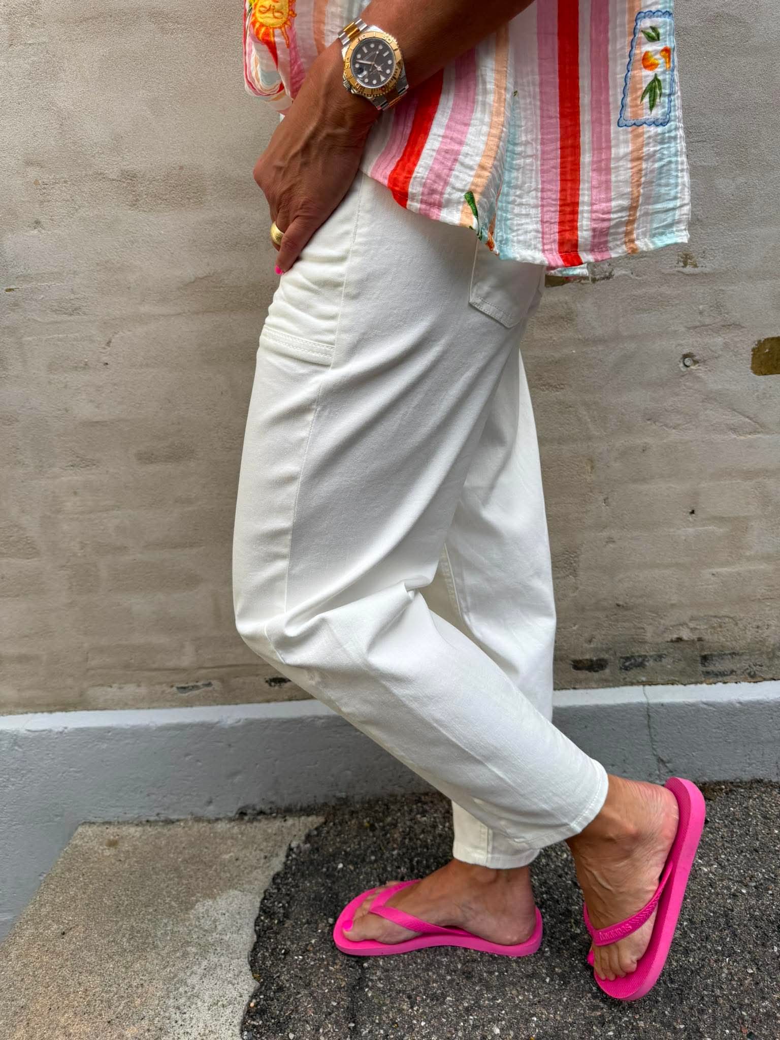 Karlie Barrel High Waist - Off White