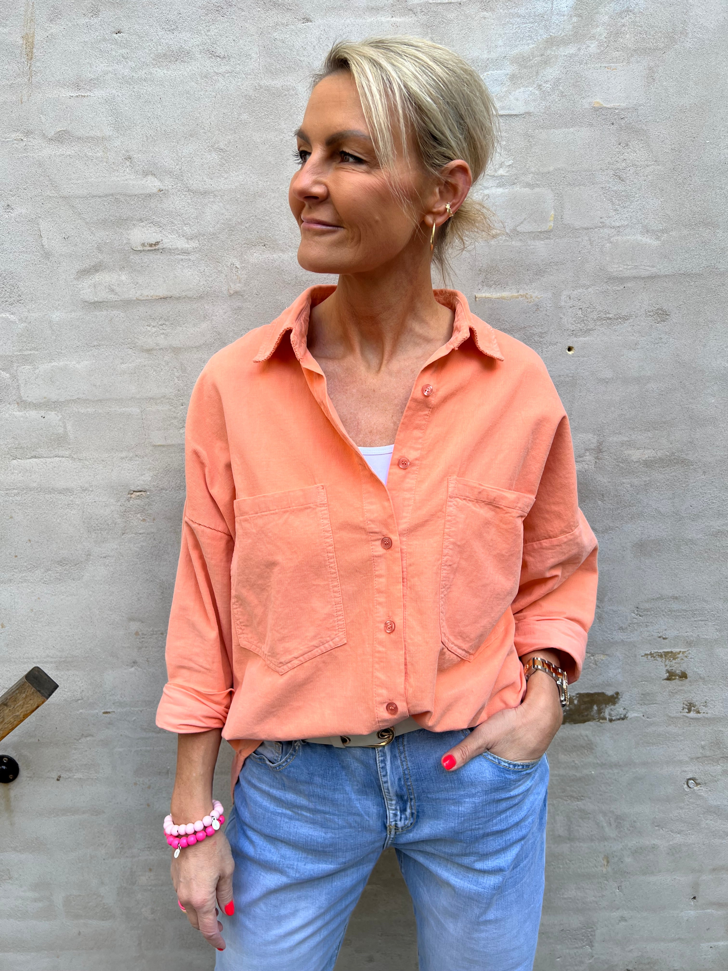 Coline shirt salmon