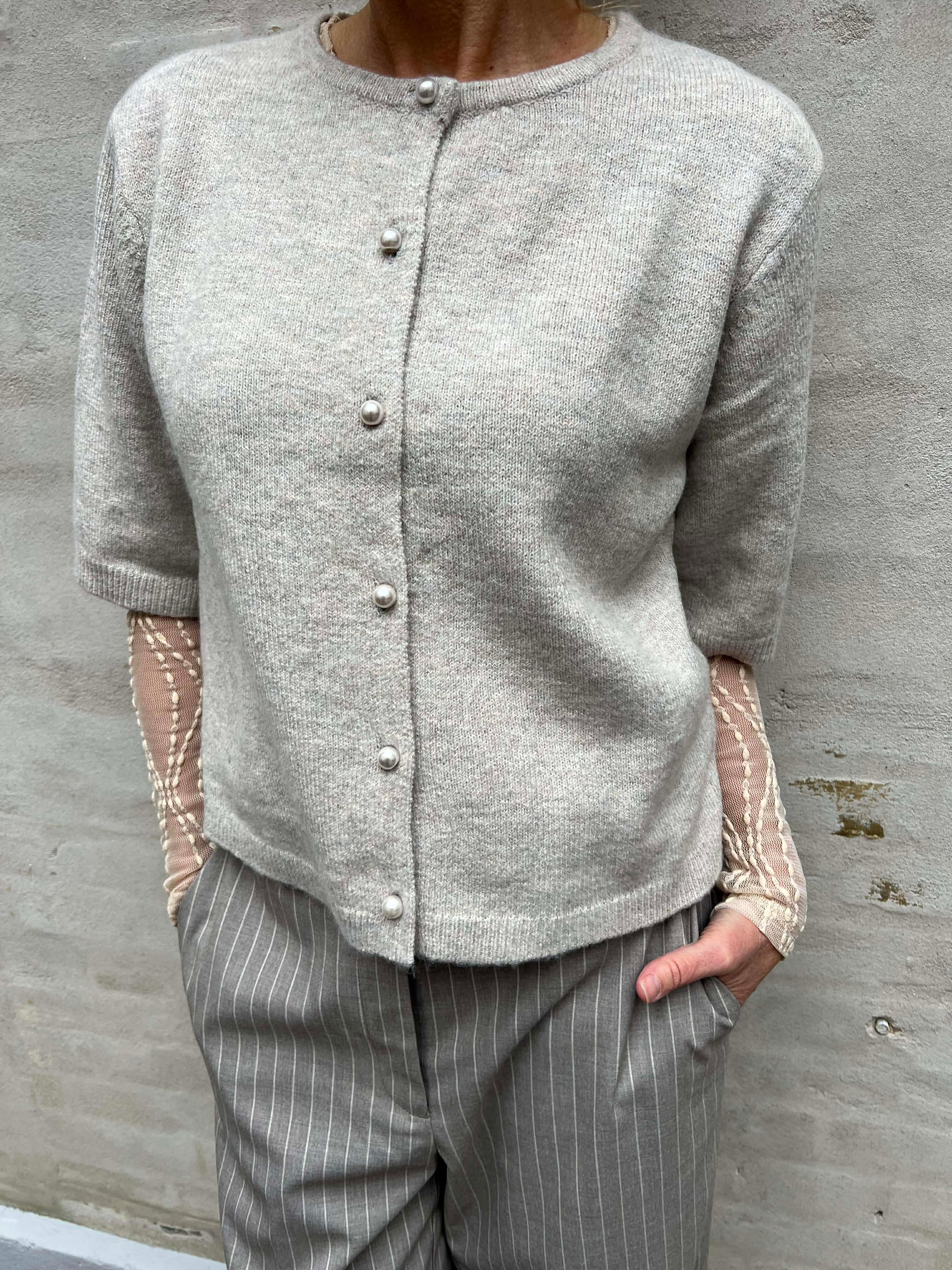 RUE LIFE PEARL CARDIGAN - Chateau Grey melange