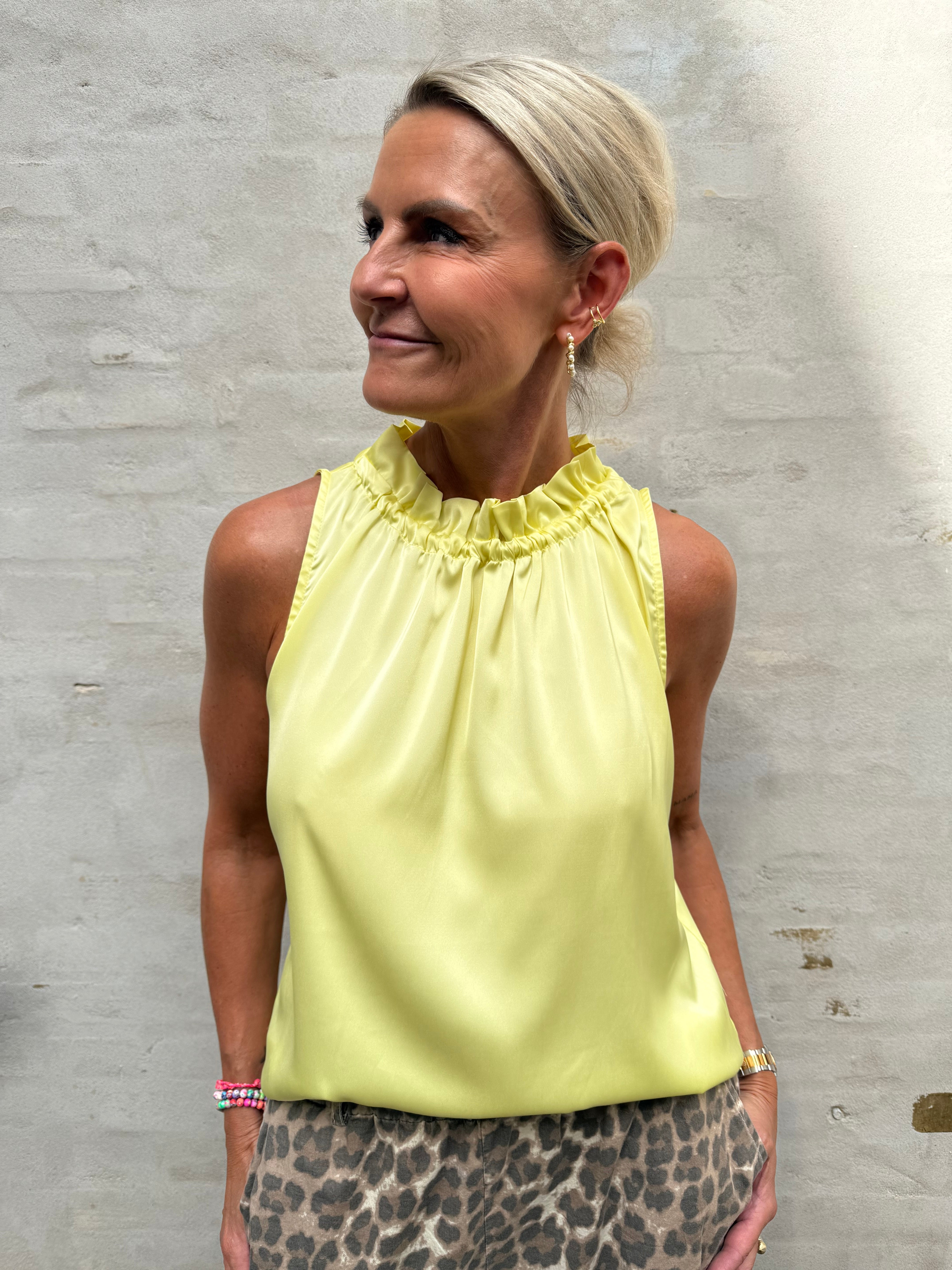 Liva solid Top - Yellow