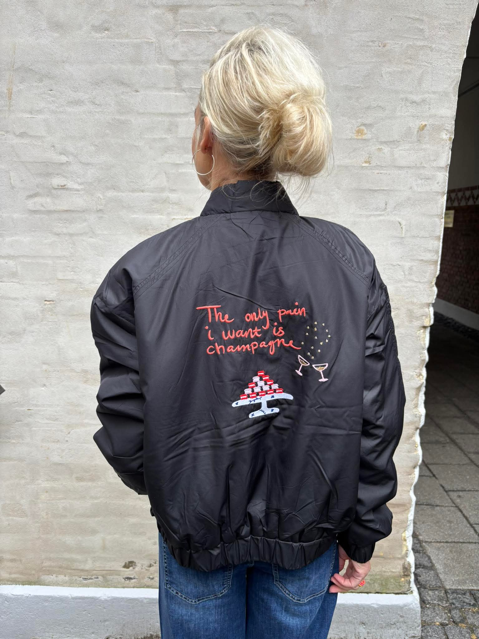 Mi Amore Bomber jacket - Black