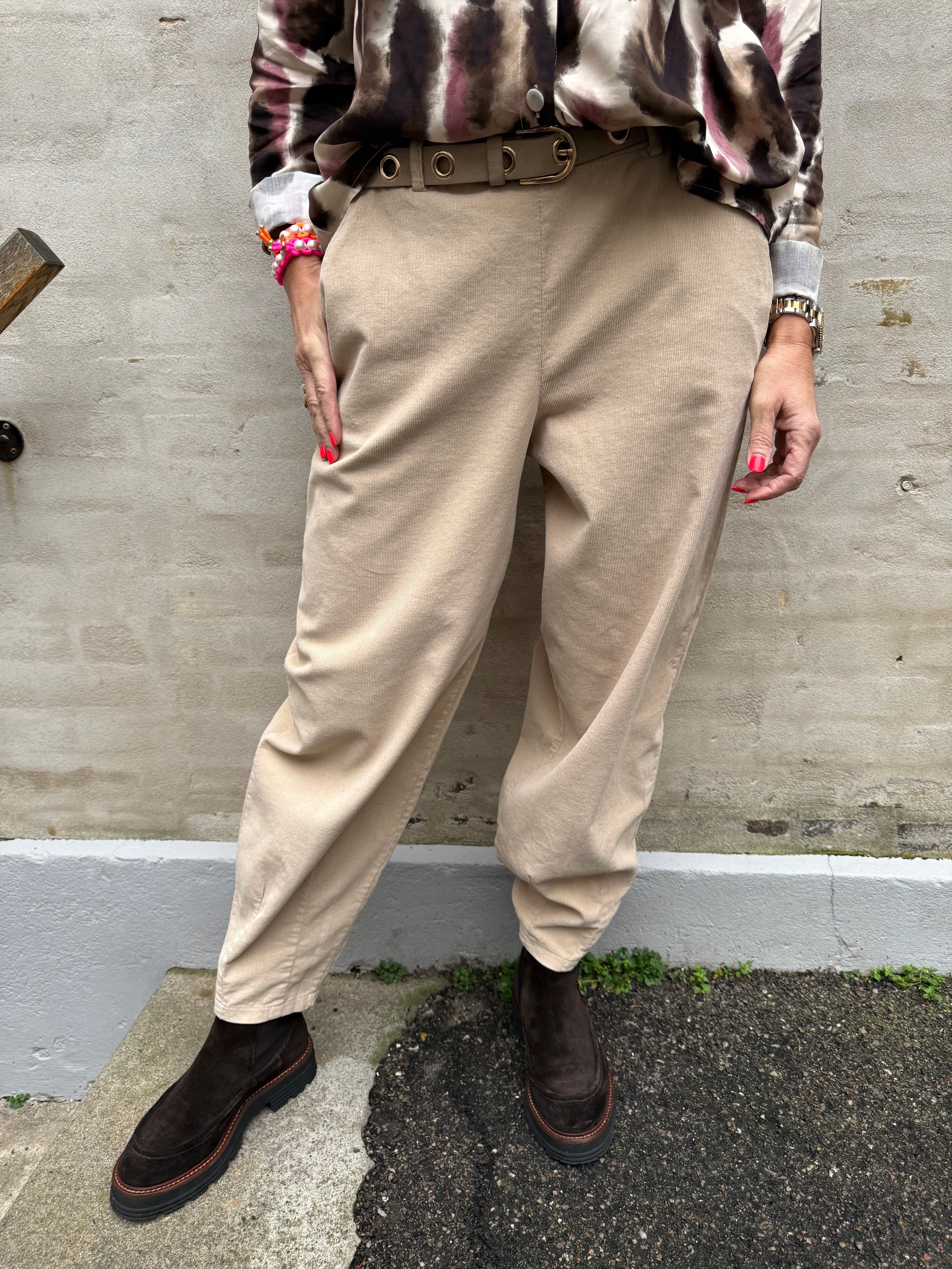 Memphis Barrel Pant Pearl