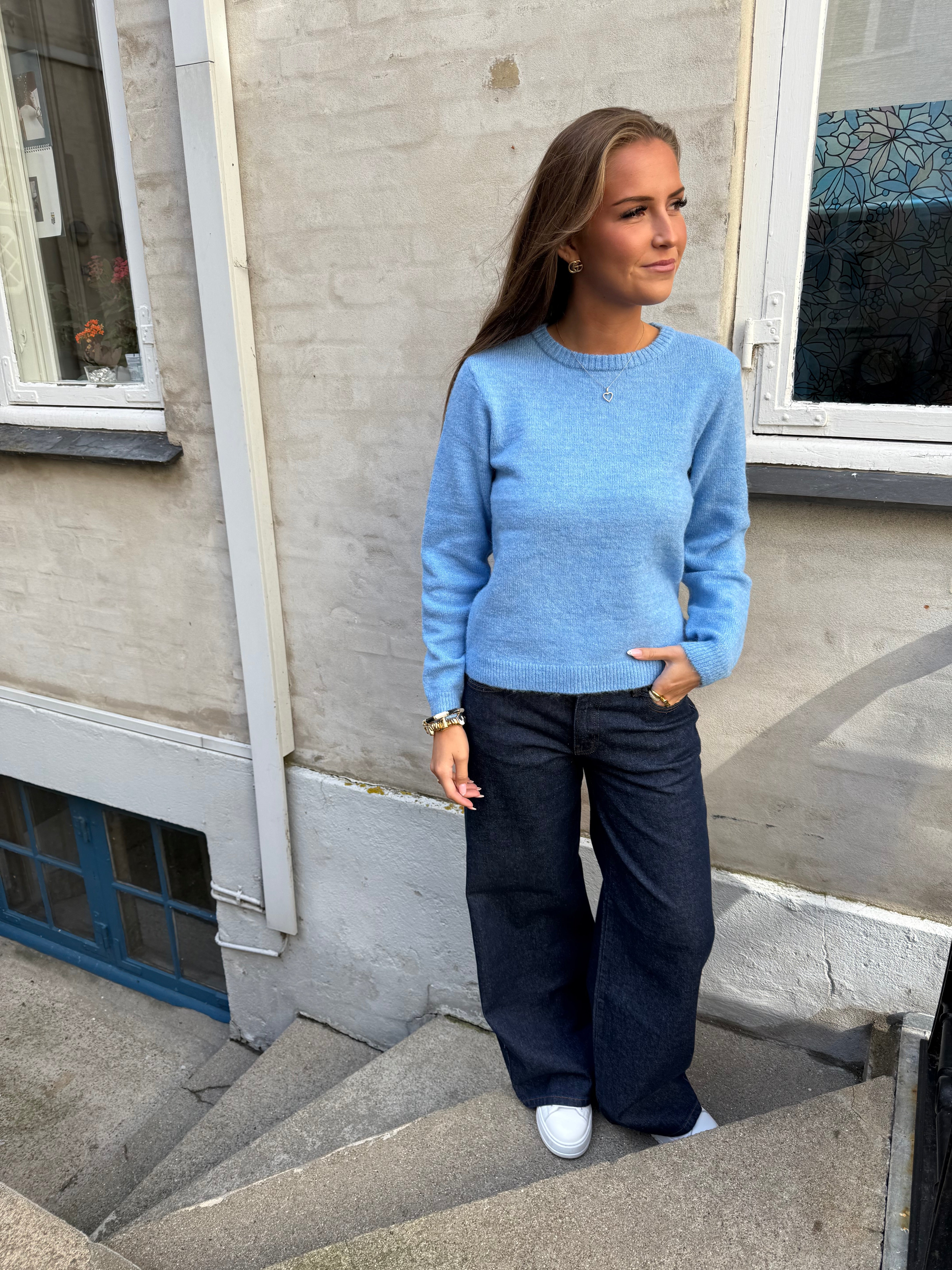 MARINA L/S O-NECK PULLOVER - Ebb And Flow MELANGE