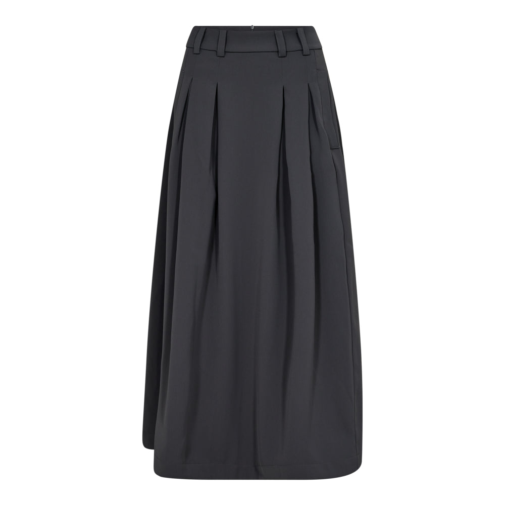 PREORDER-Anya pleat skirt black