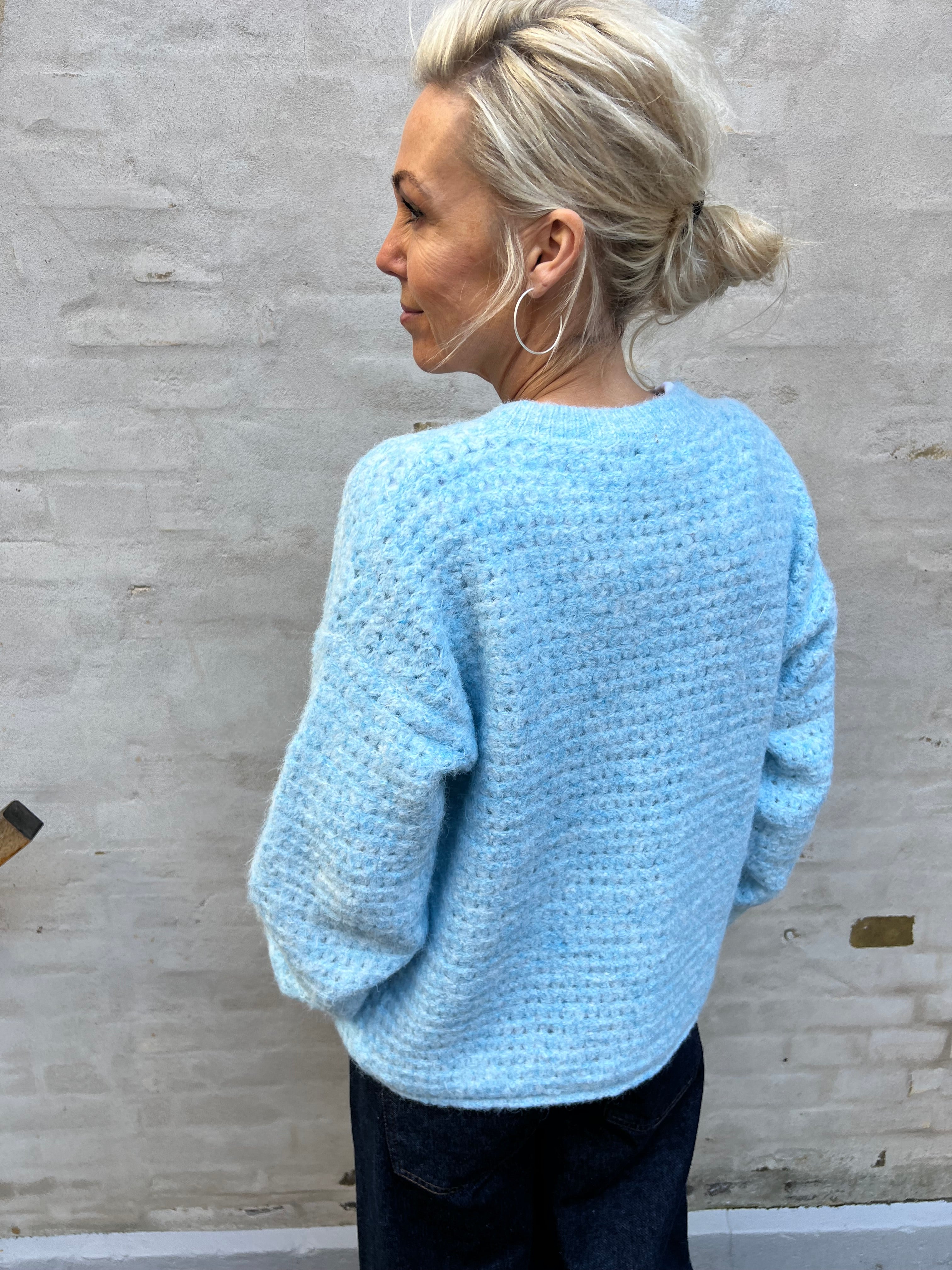 Gilet cardigan blue