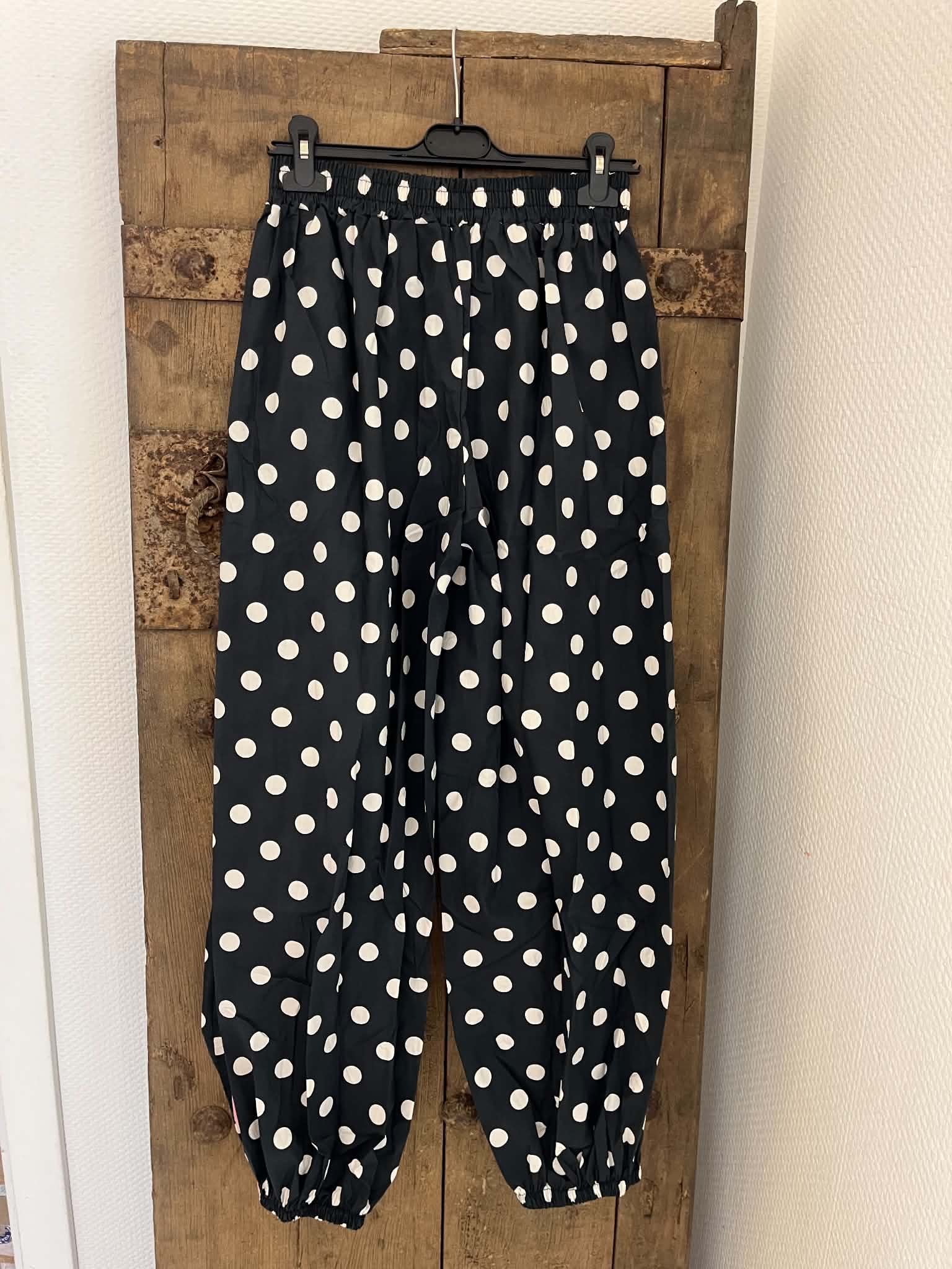 Ballon Dot Pants - Black/White