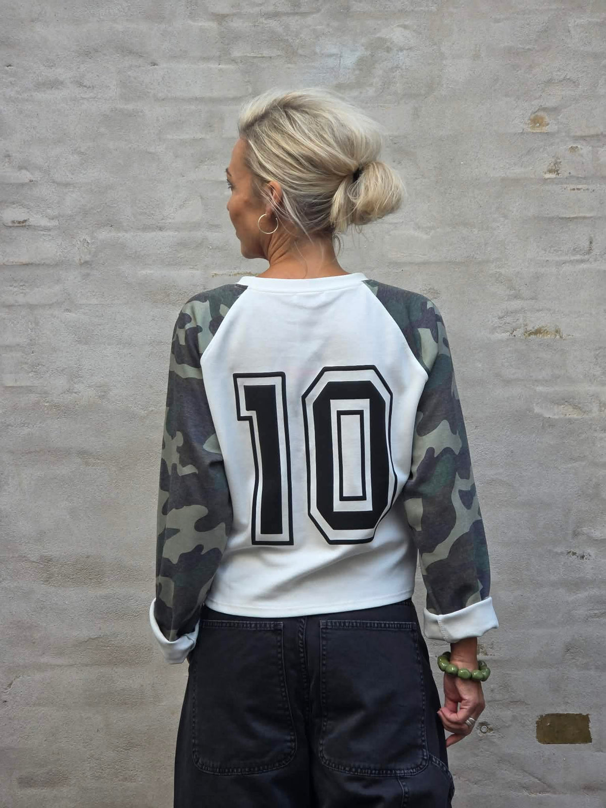 Camo 10 Sweat - Vit/Military
