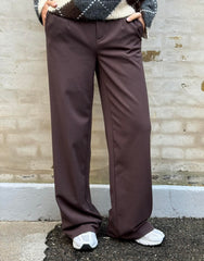 Lisa WIDE Pant - Seal Brown