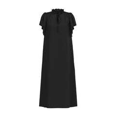 Hera Frill Dress Black