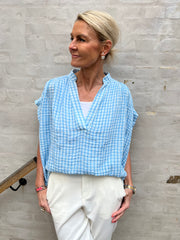 Roma blouse blue