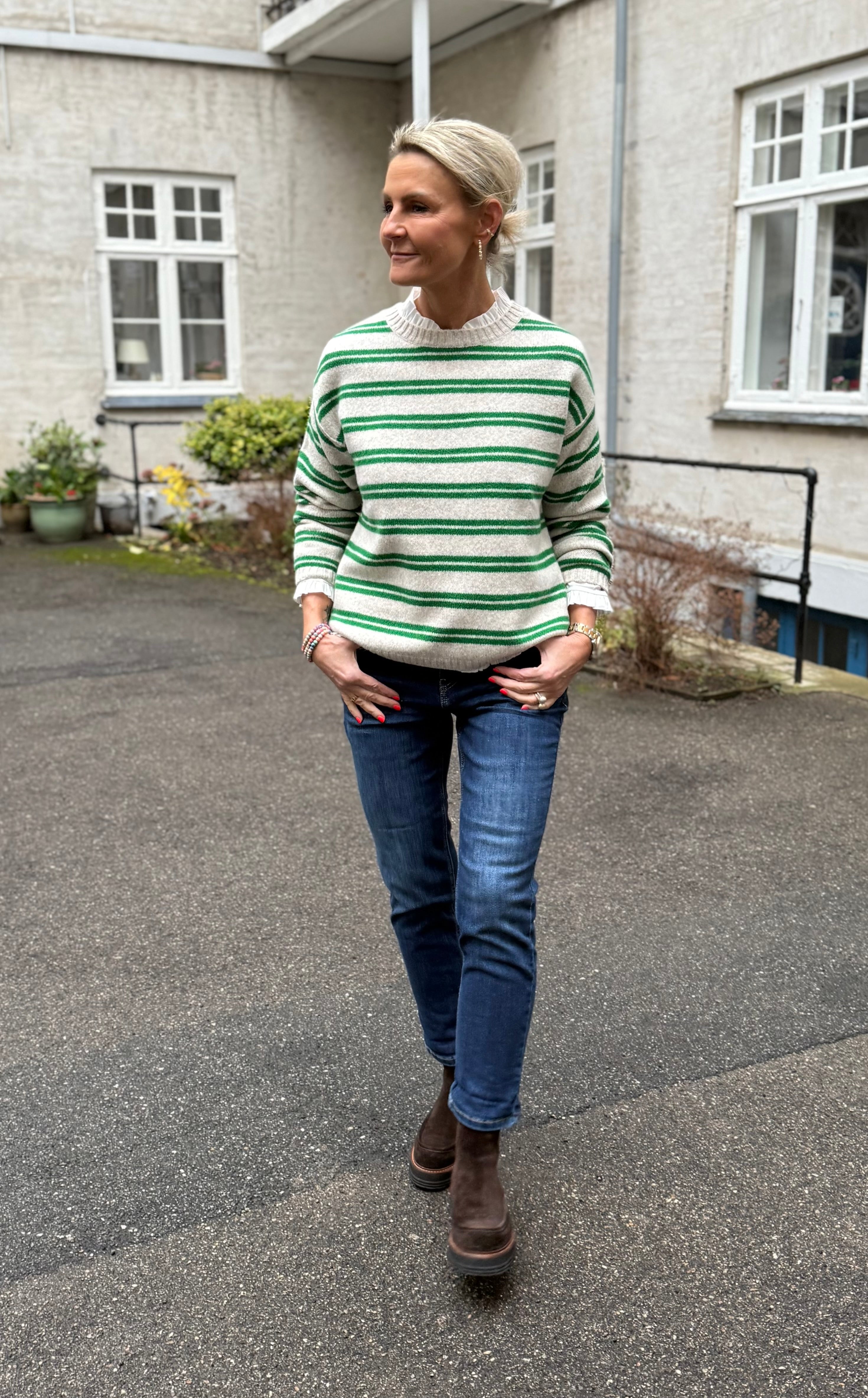 Khai Two Stripe Knit - Amazon