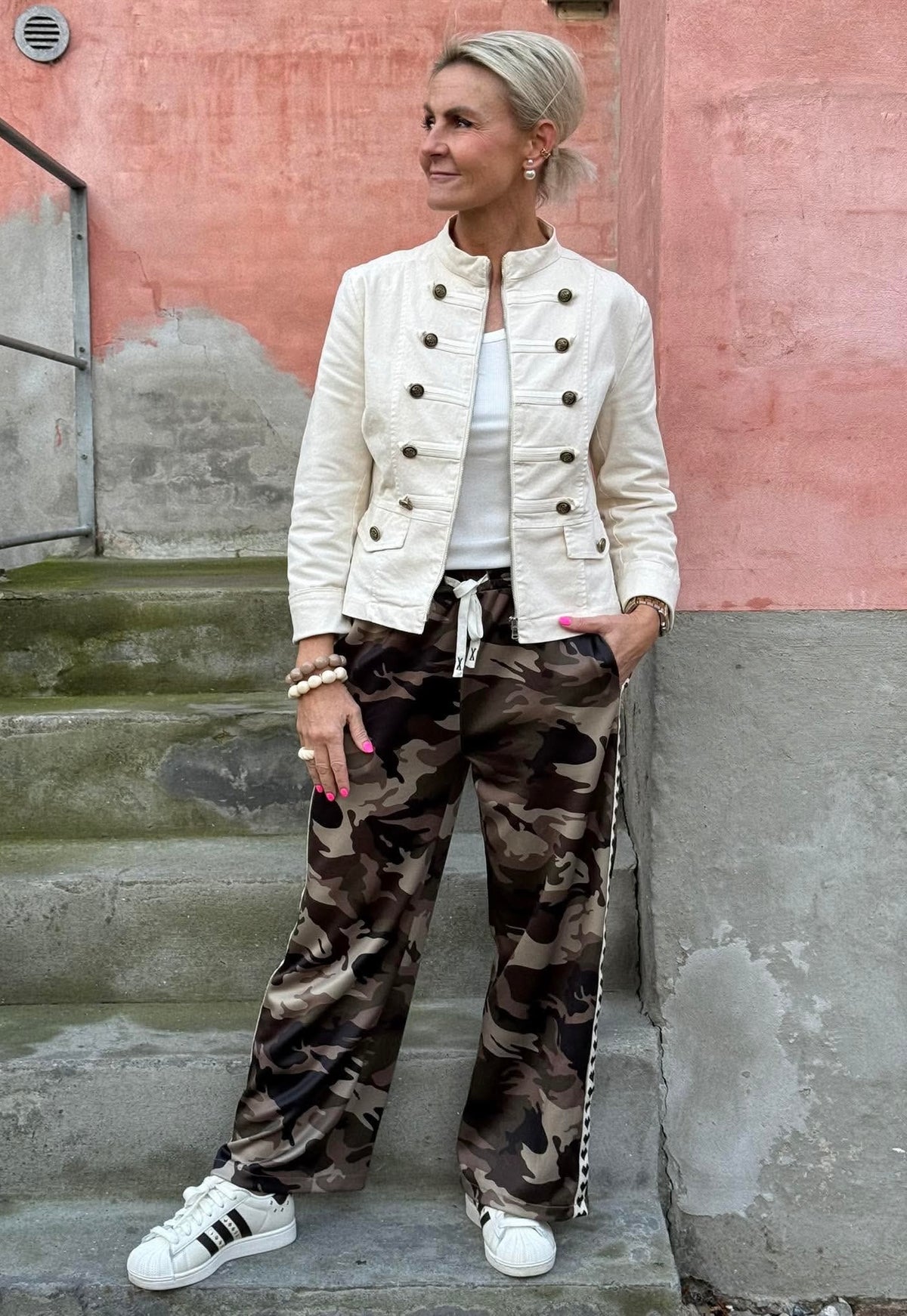 Pastelja Pants - Military Printing