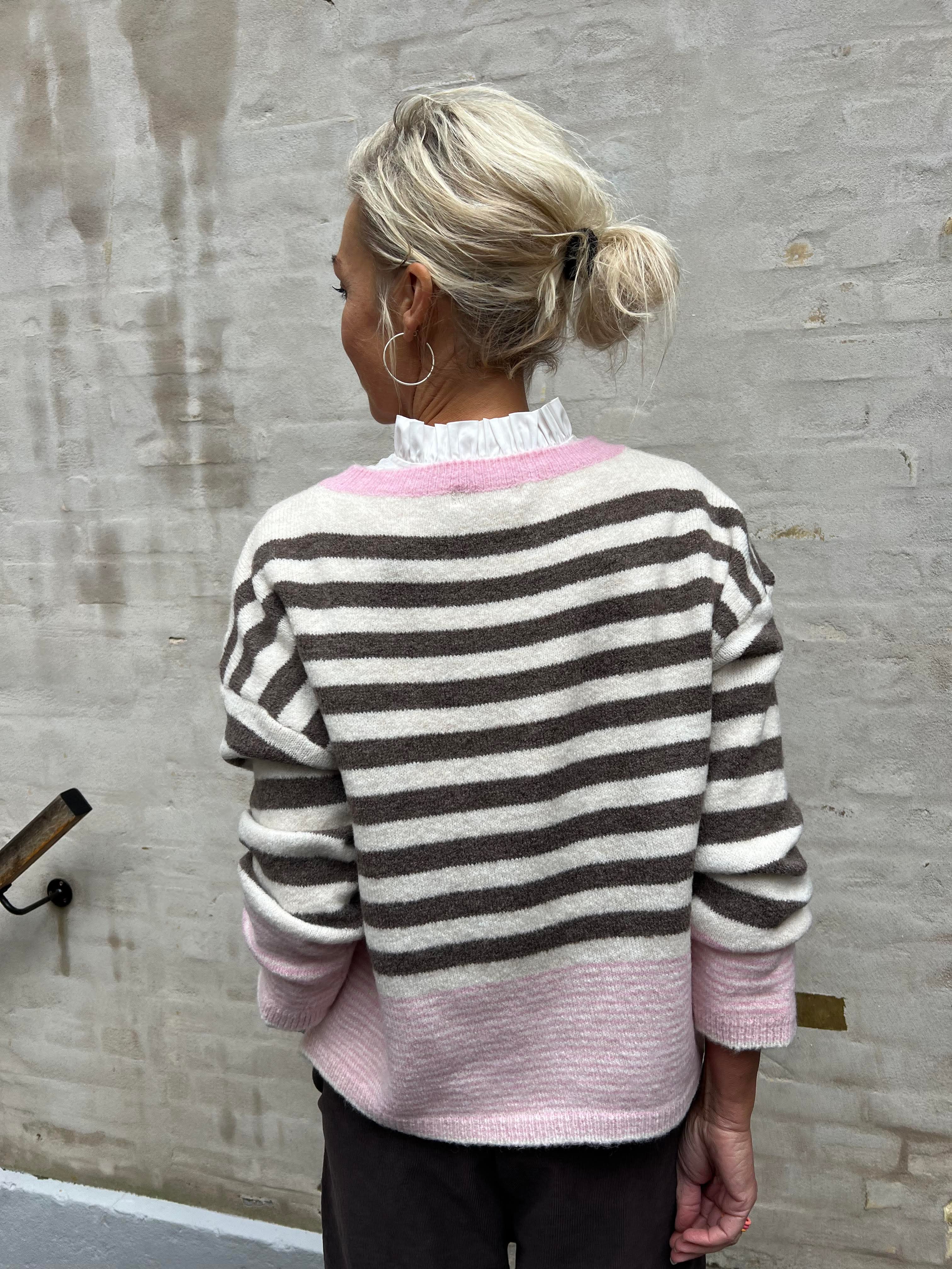 Elara Knit - Fango/Burro/Rosa