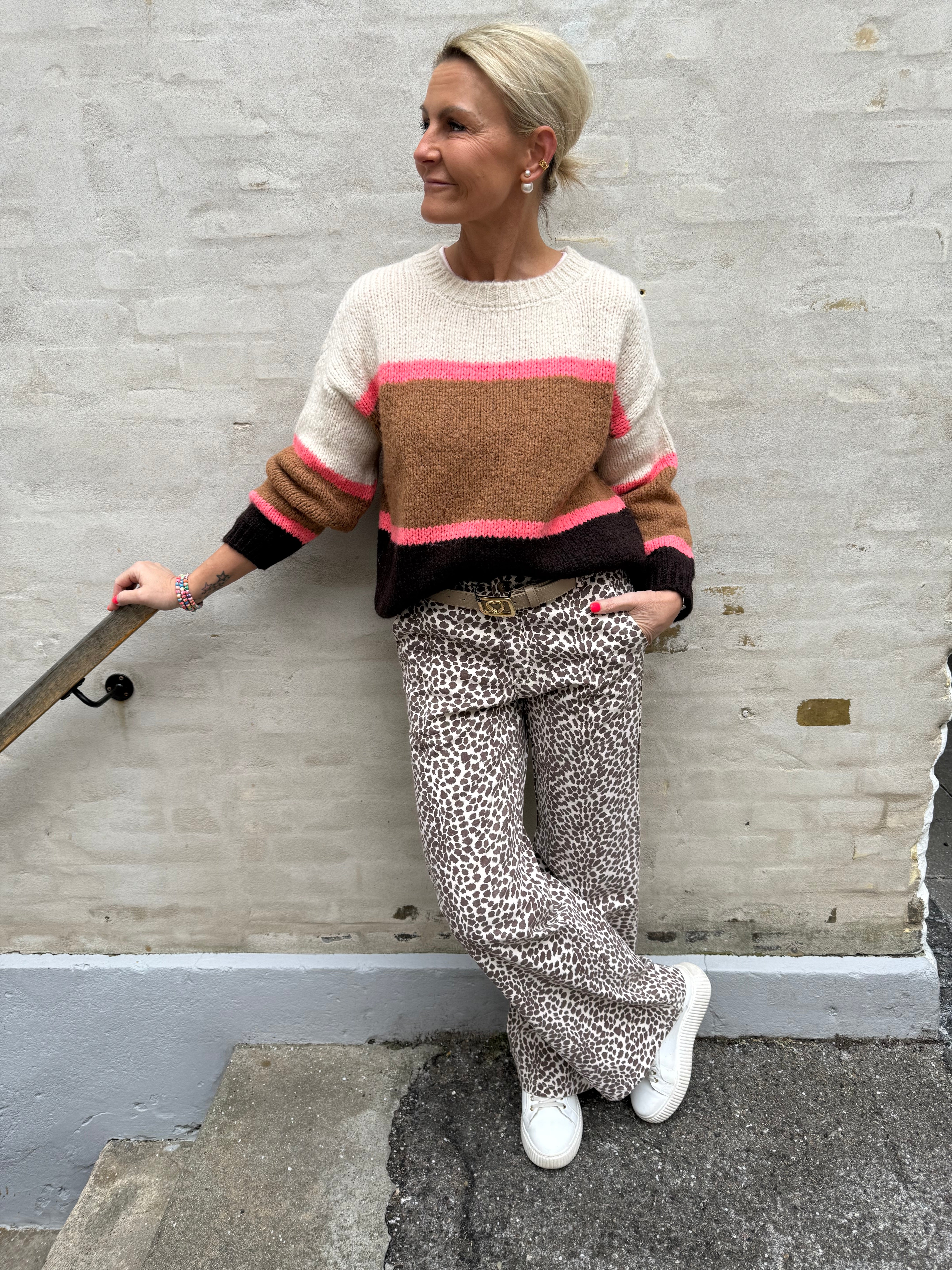 HILDUR knit jumper - Camel