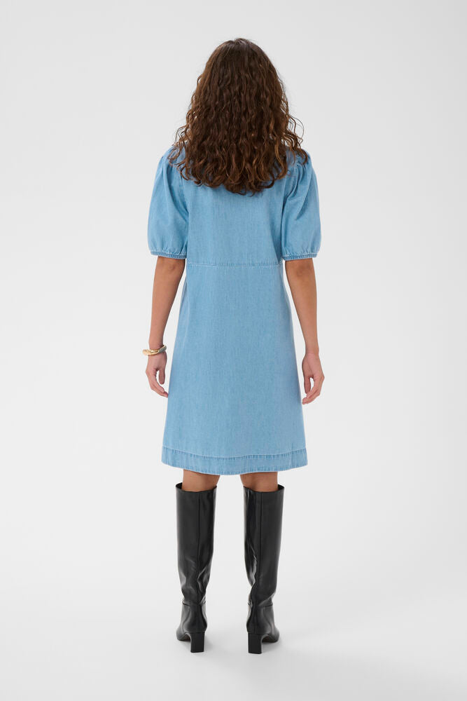 Berteline Arpa SS Dress - Light Blue