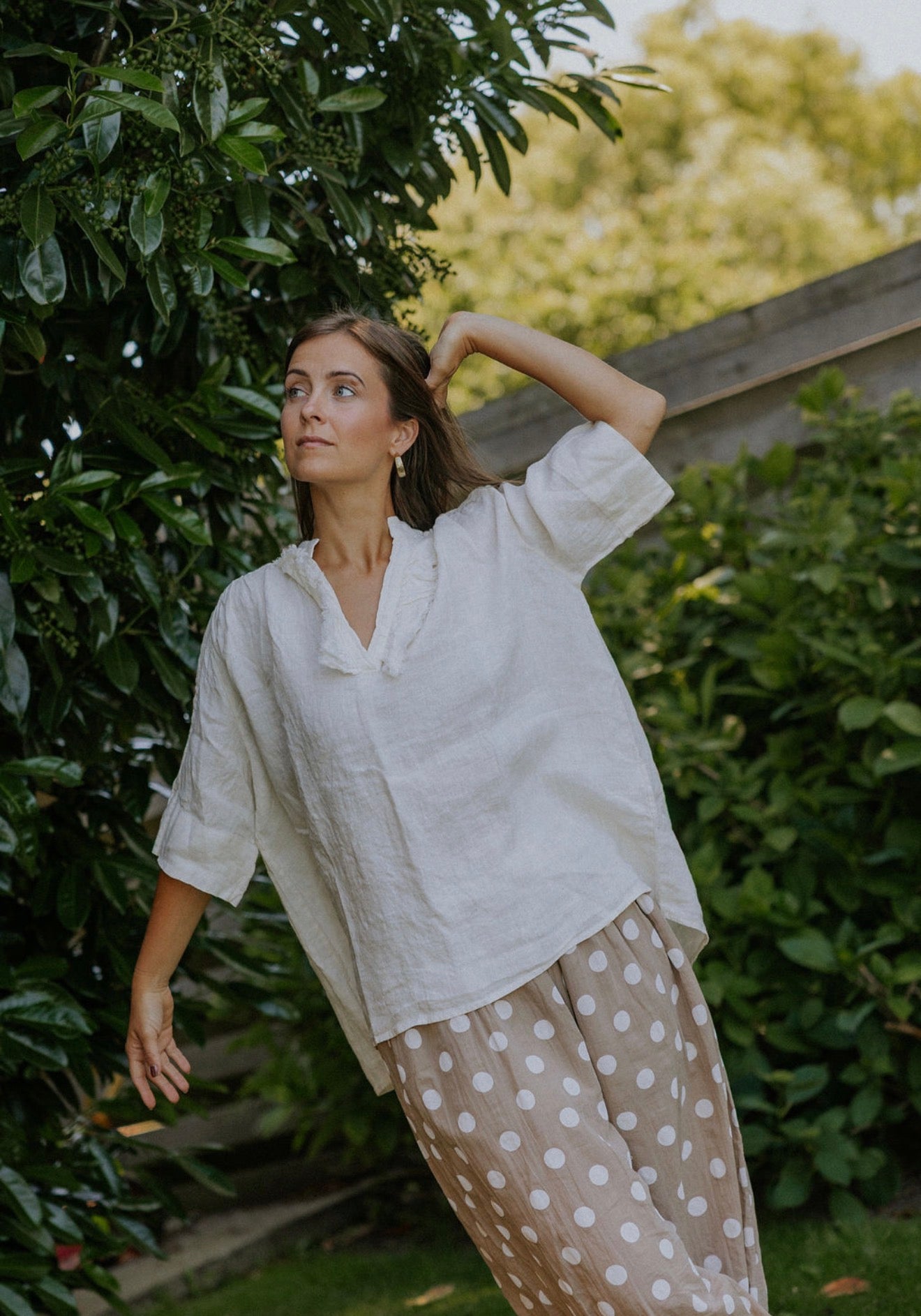 Lino Blouse - Burro