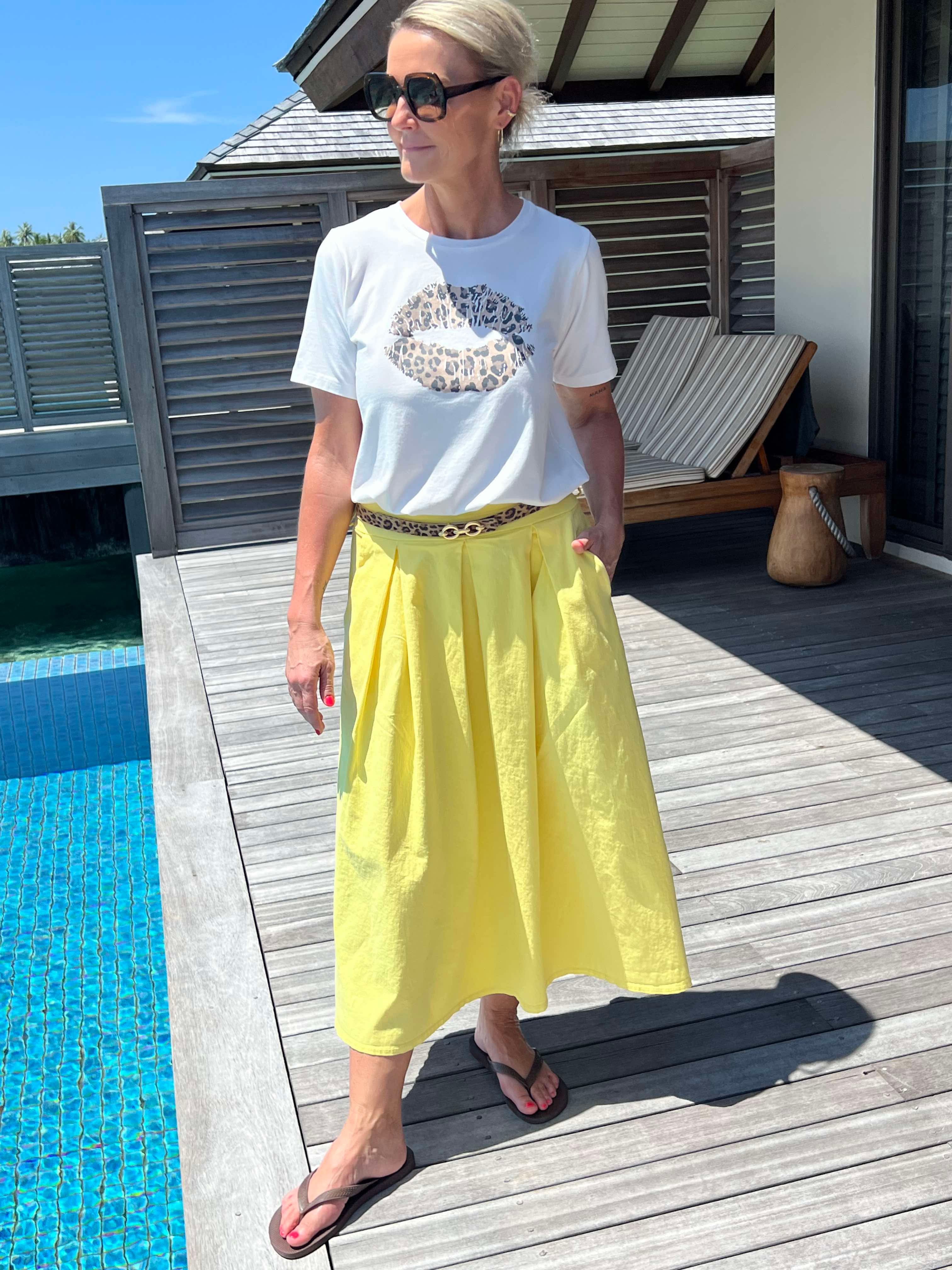 Freya skirt yellow