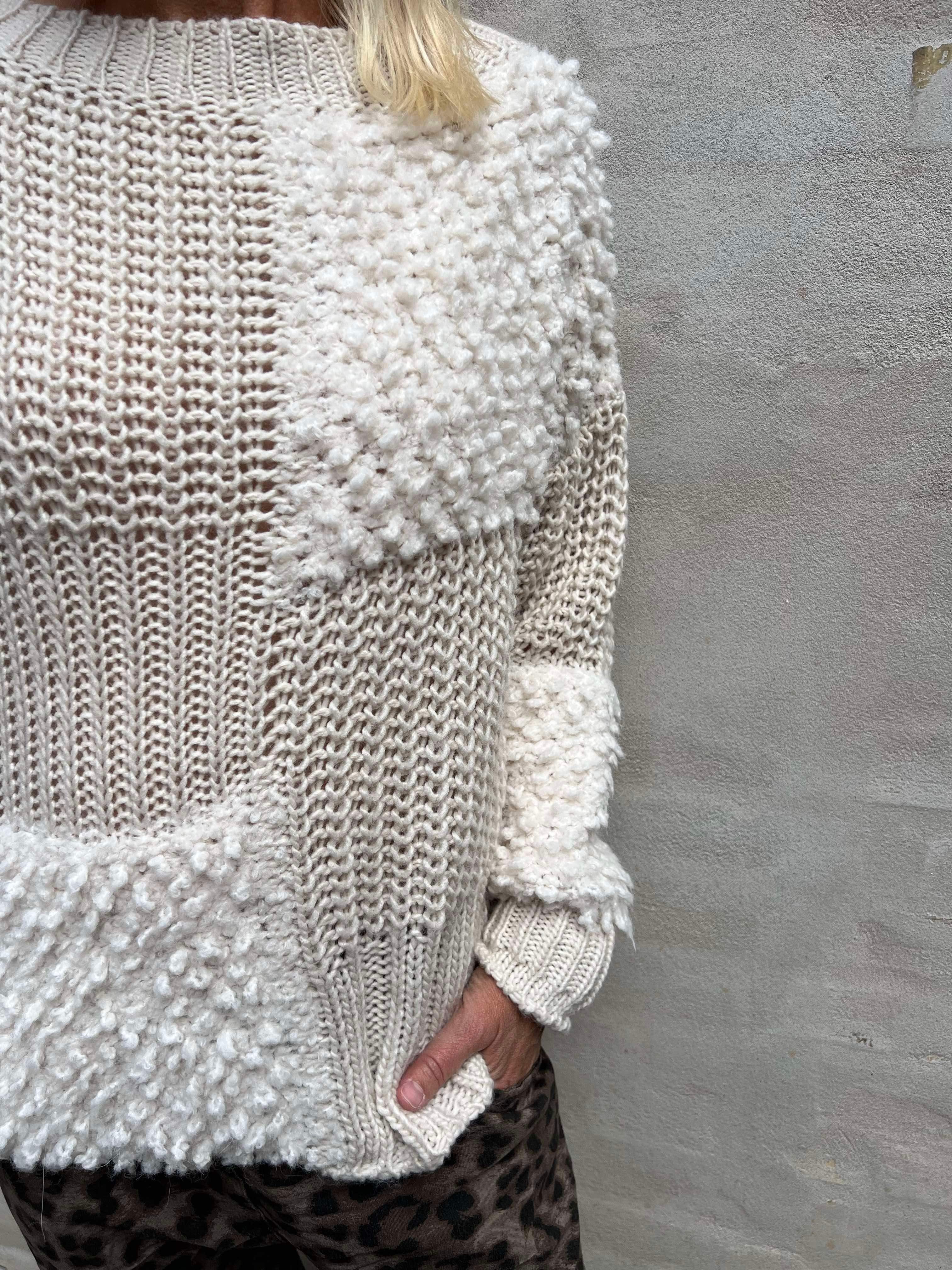 Delphine knit calce/panna