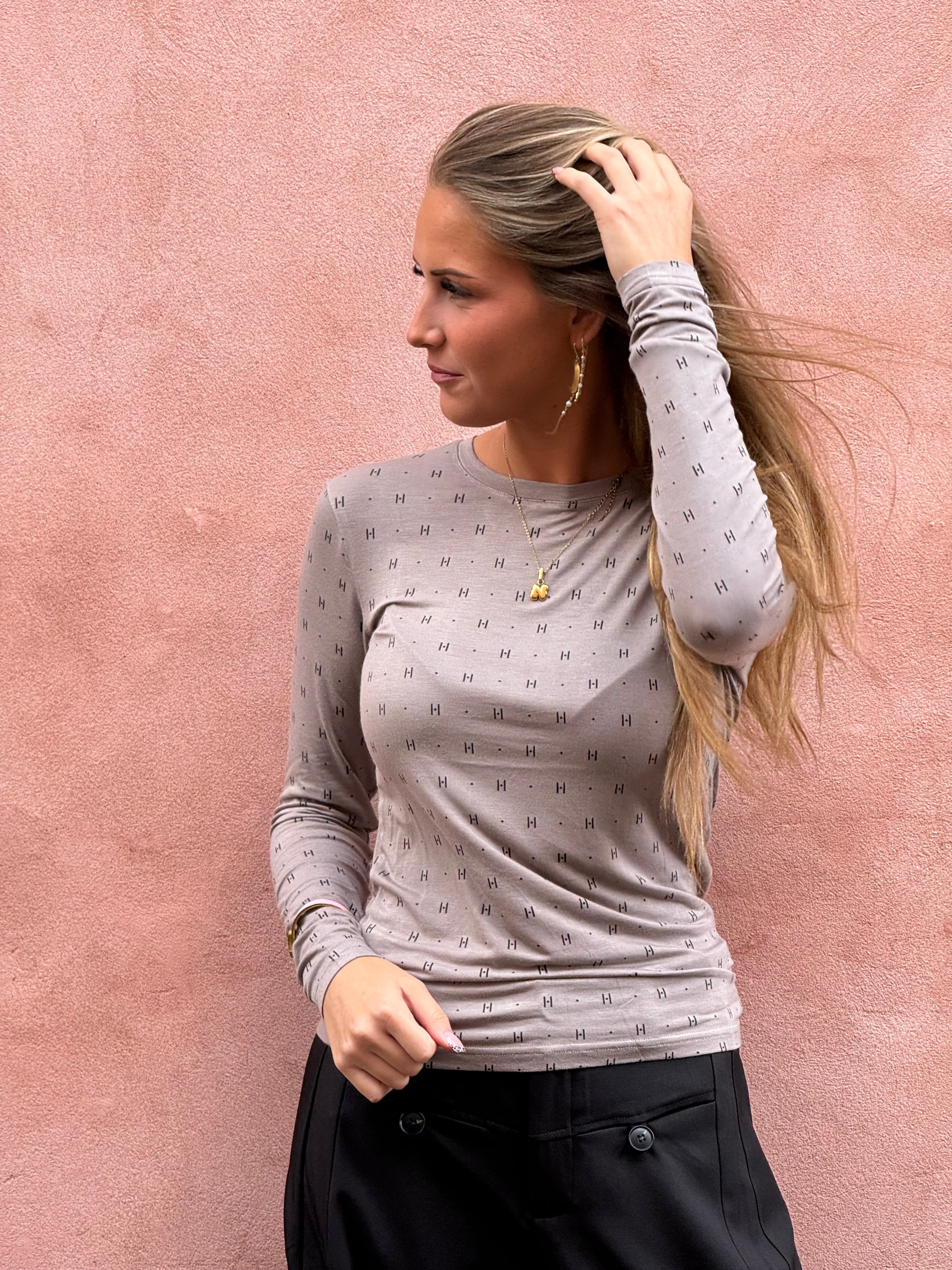 HTD tee l/s Cashmere Blend - Sand