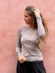 HTD tee l/s Cashmere Blend - Sand
