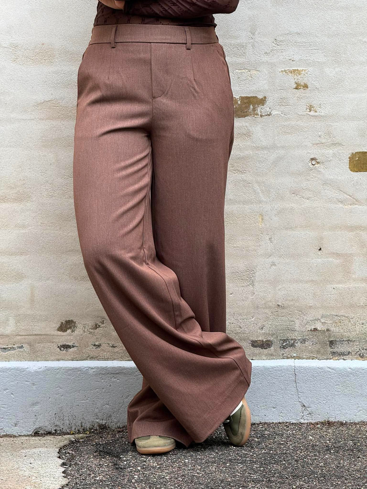 Lisa WIDE Pant - Carafe Melange