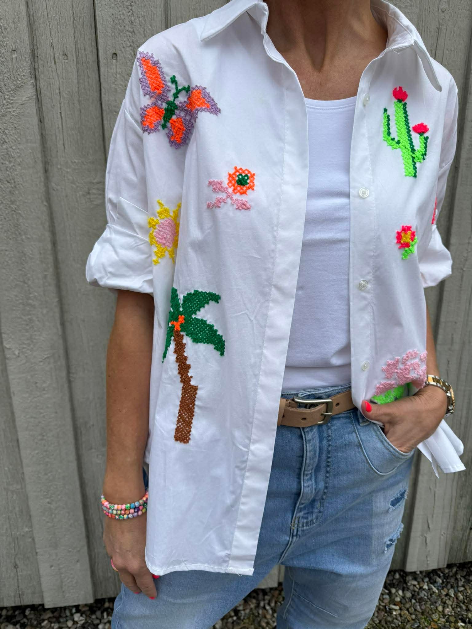 Palm Shirt - White Palm Light