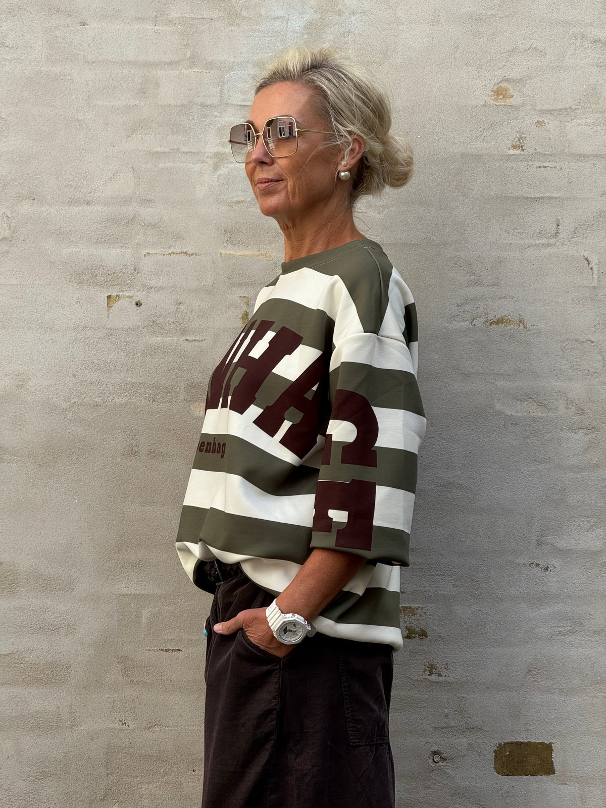 Nerina Sweatshirt - Military/Moro