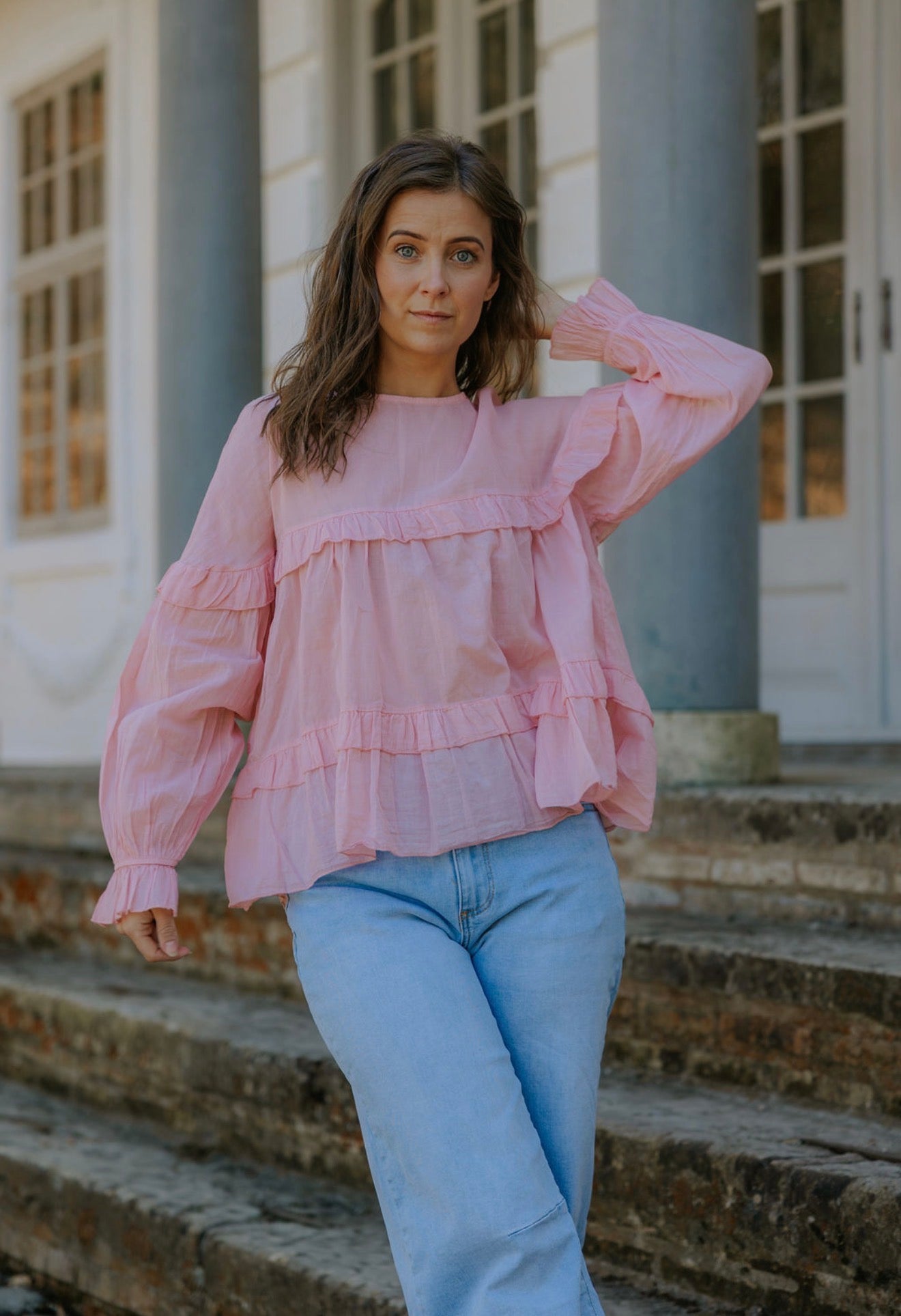 Melody Blouse - Winter Rose