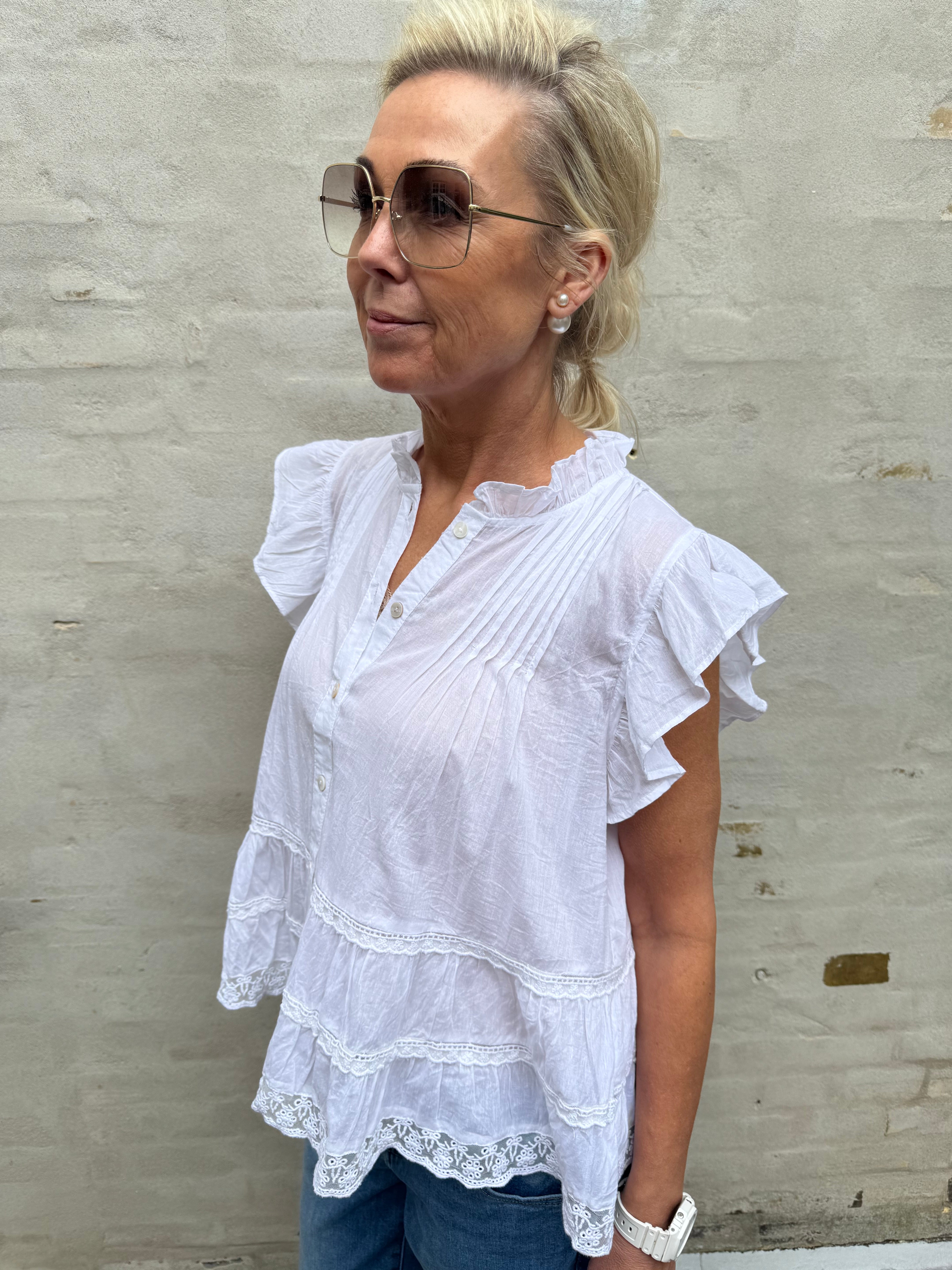 Audrey Top - White