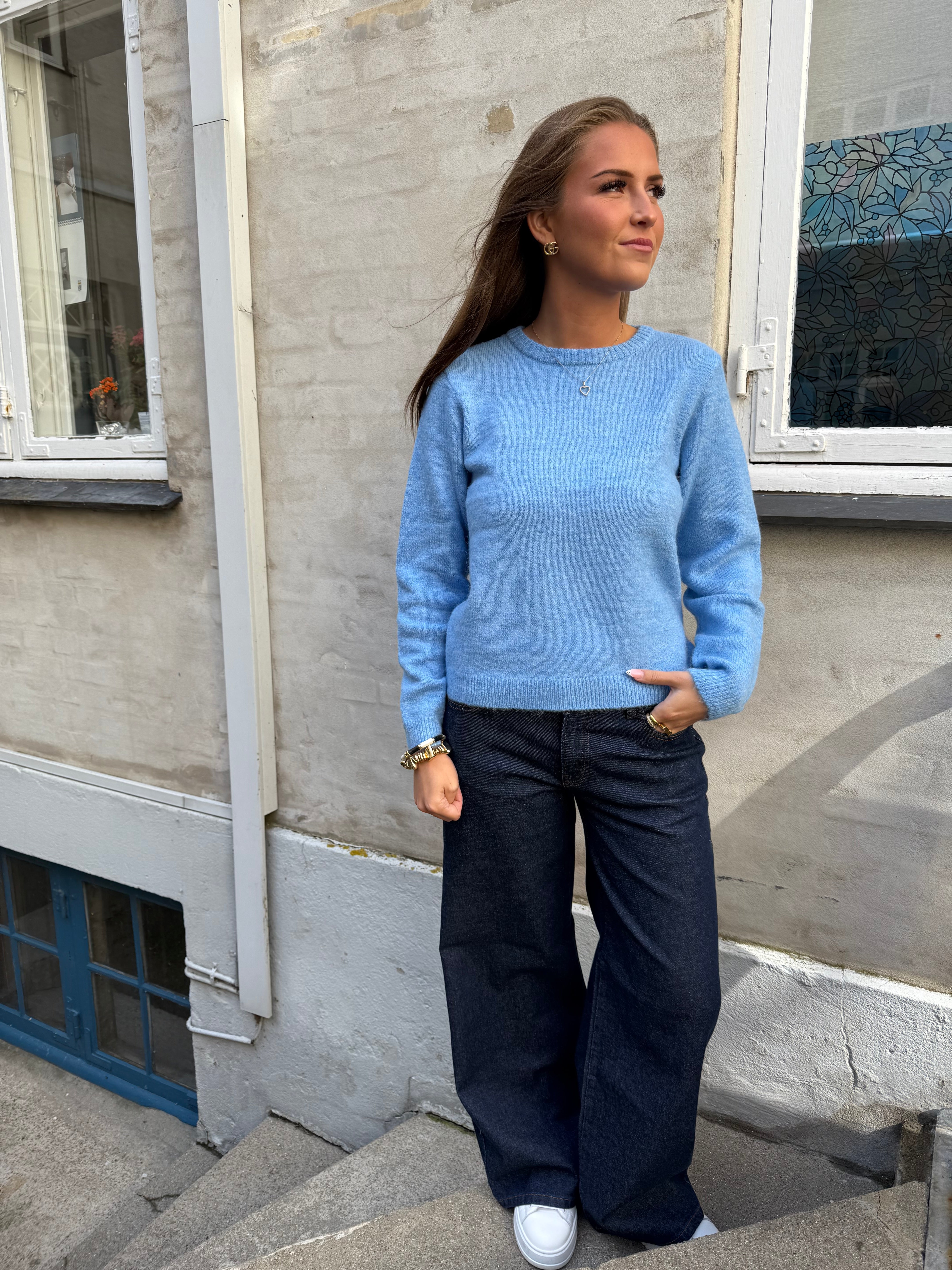 MARINA L/S O-NECK PULLOVER - Ebb And Flow MELANGE