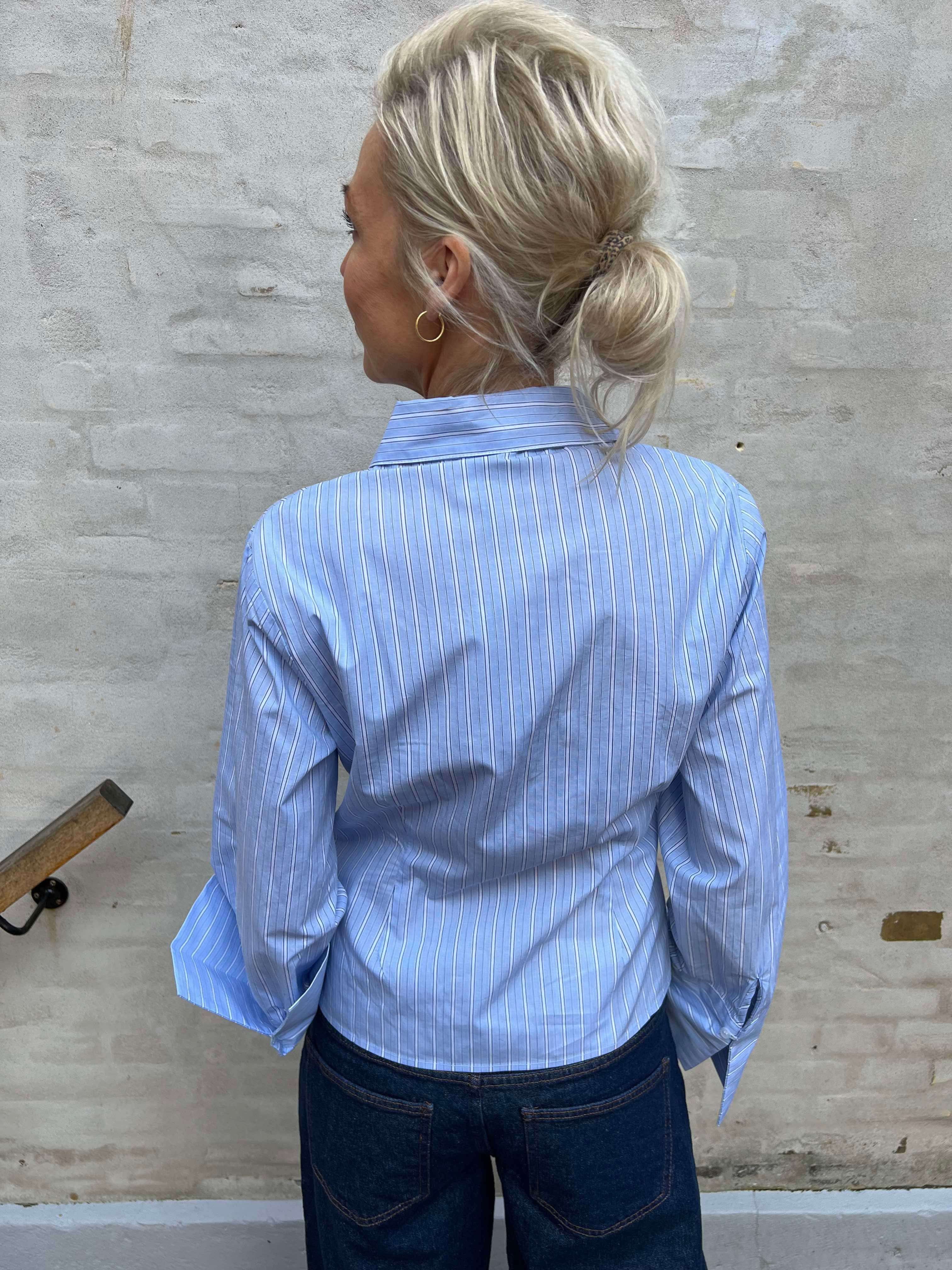 Rosa stripe shirt light blue