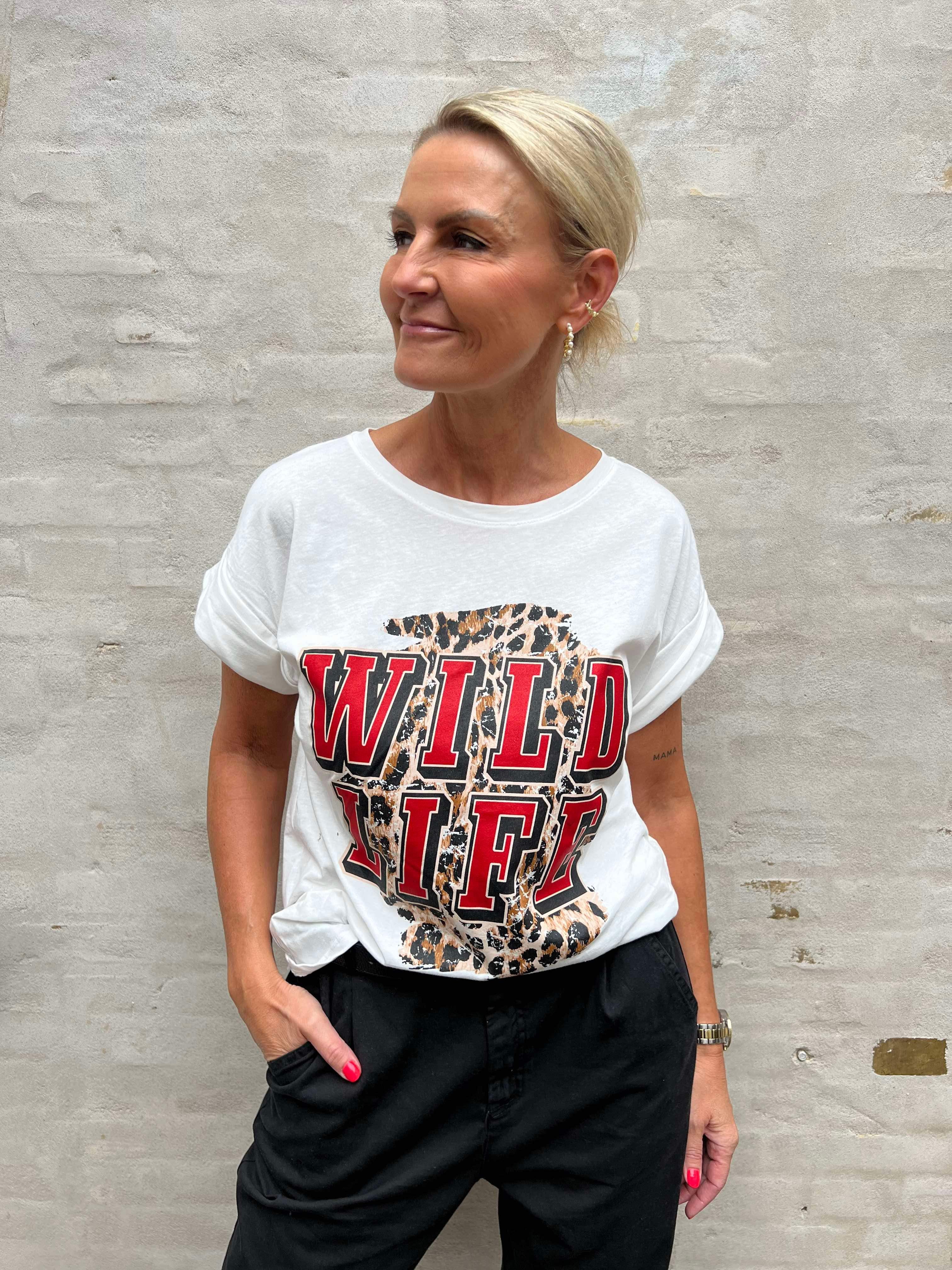 Wild life leopard t-shirt