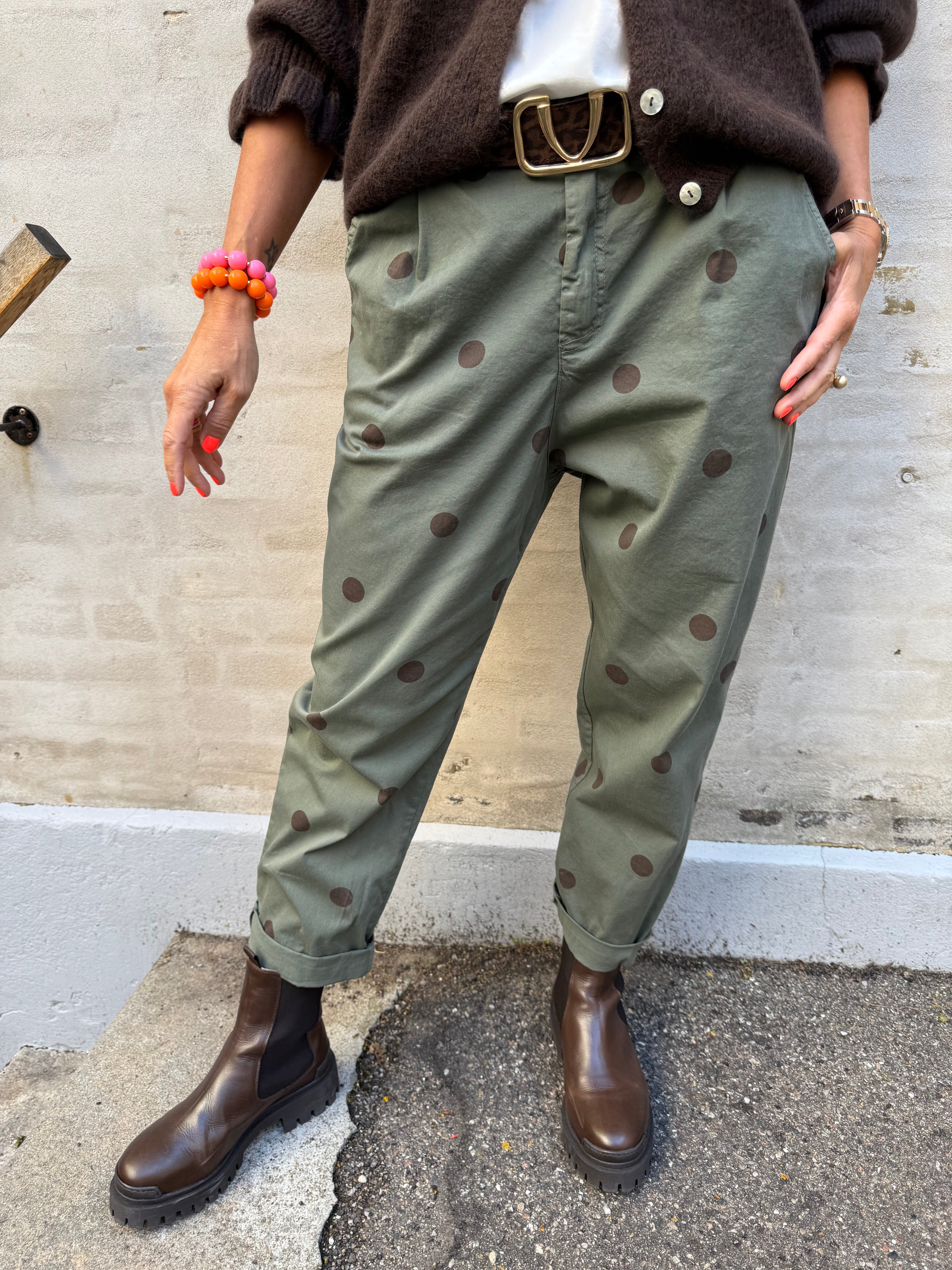 Dot Pants - Green Dot