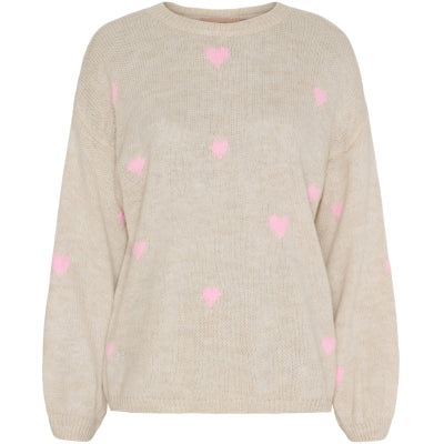 Georgina knit beige/pink